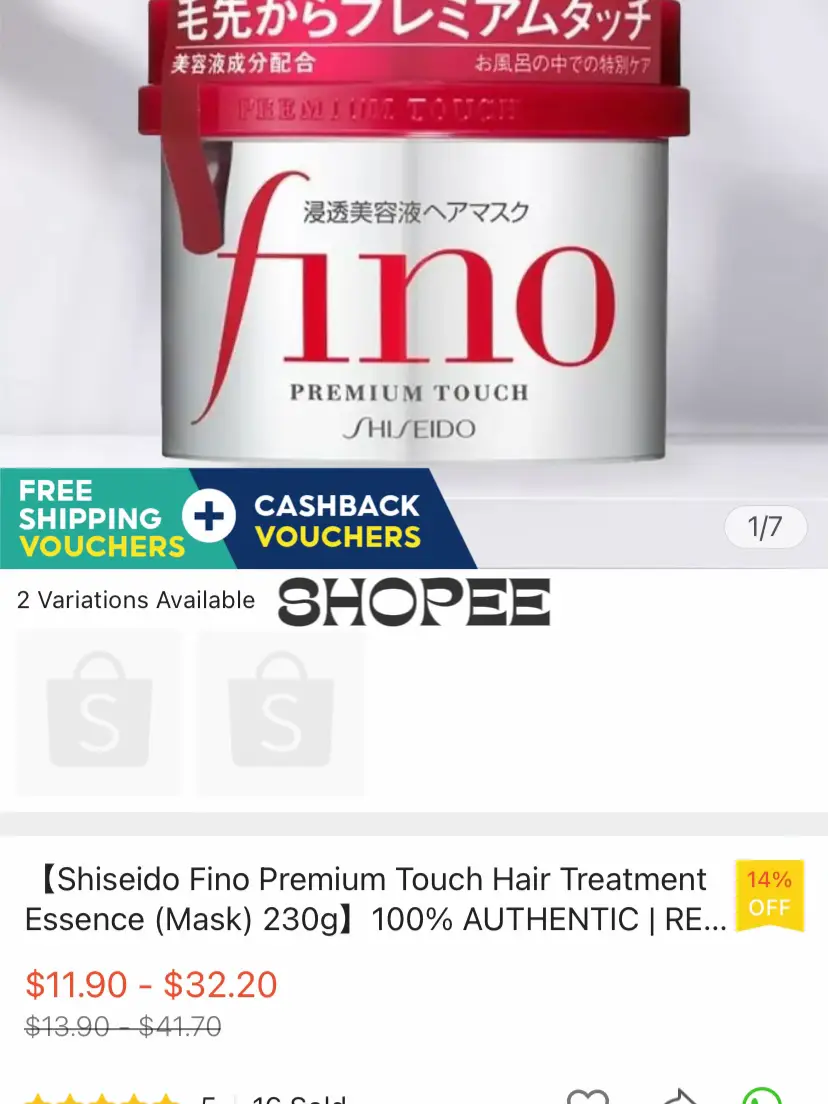 Shiseido Fino Premium Touch Hair Mask 230g 230g - Hair Mask, Free  Worldwide Shipping