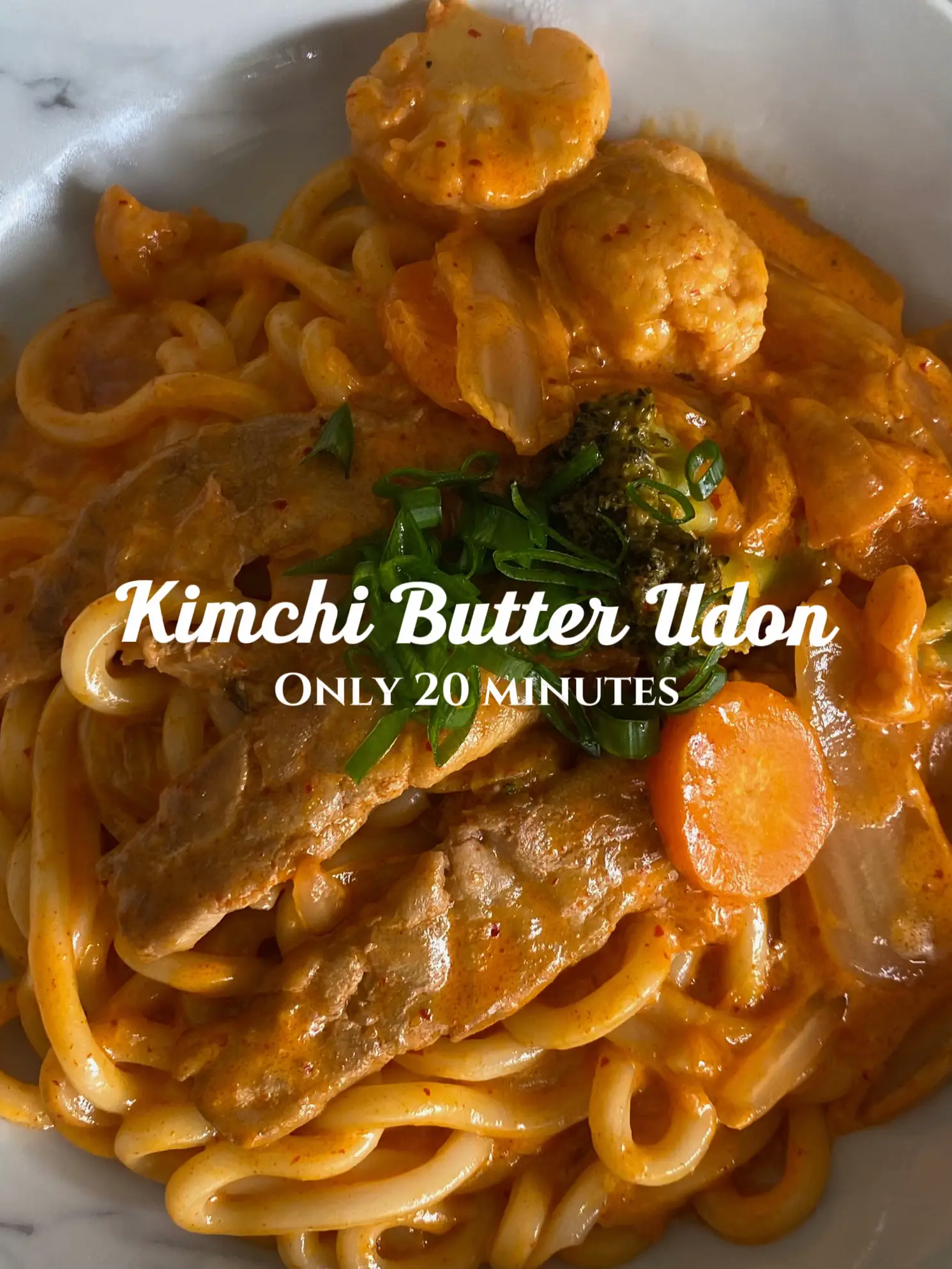 15-minute Easy Kimchi Cheese Ramen Stir-Fry - Christie at Home