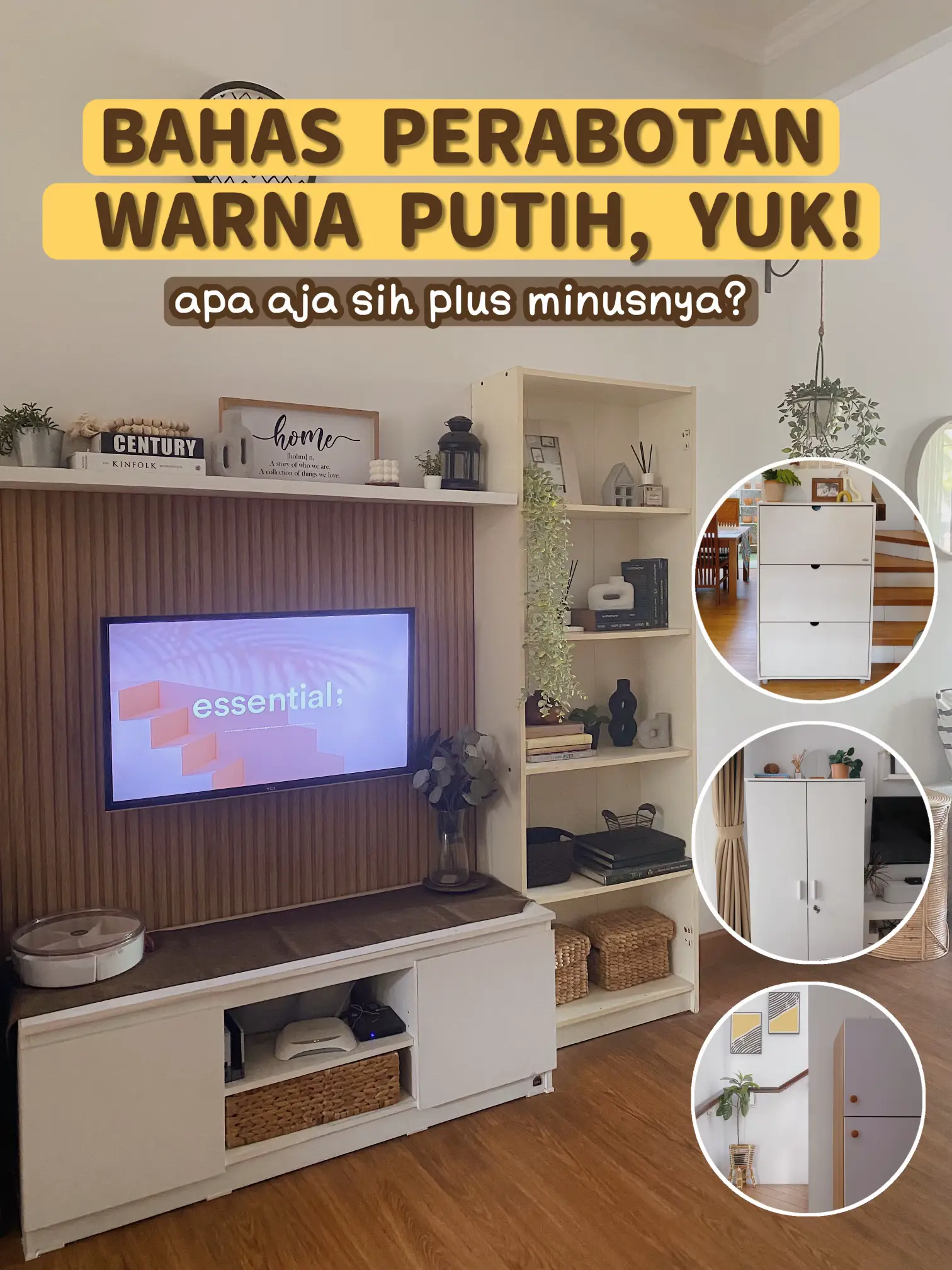 Plus minus perabotan warna putih 🤍 | Galeri disiarkan oleh Aulia Nur ...