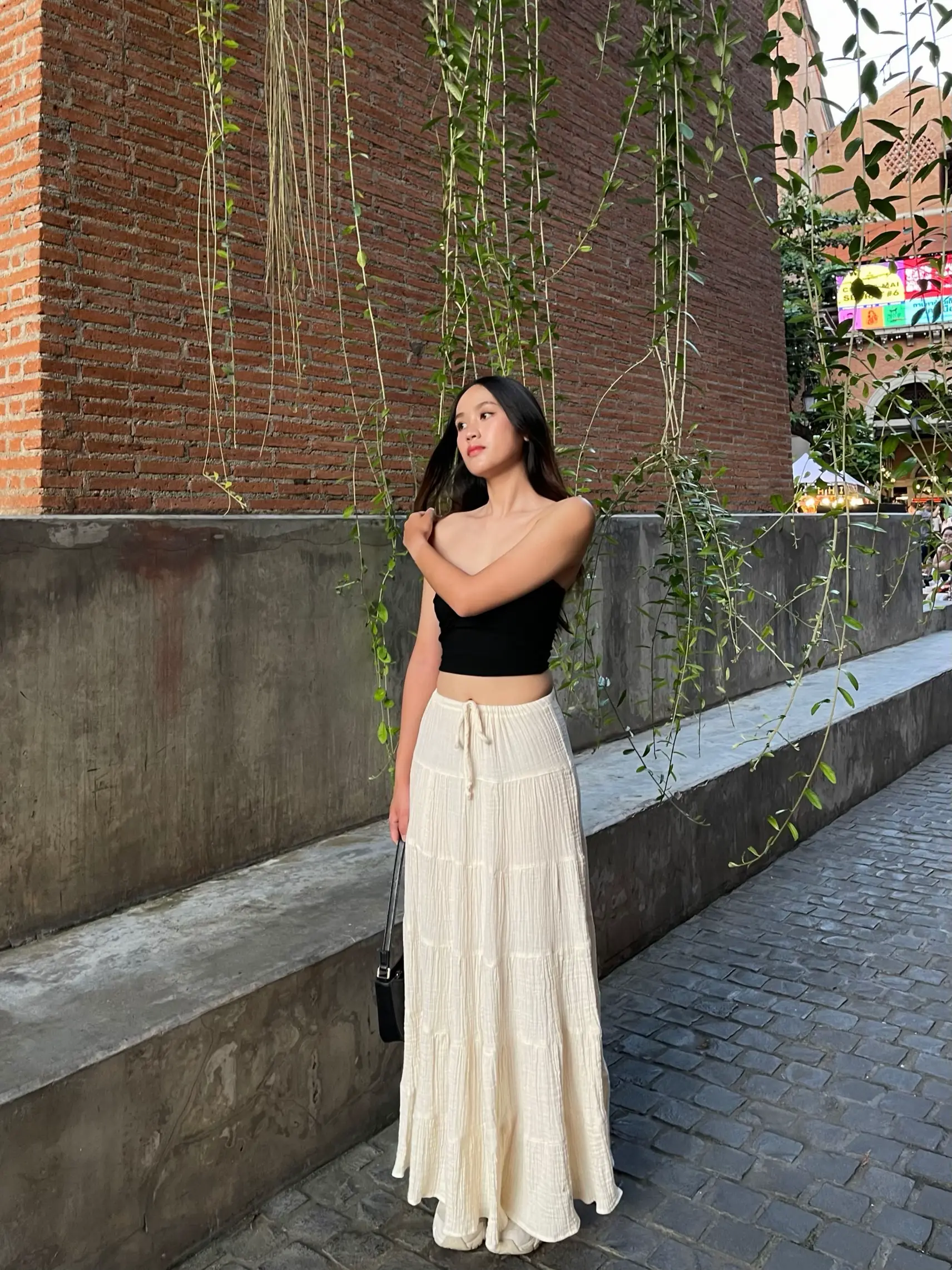 Crochet maxi outlet skirt forever 21