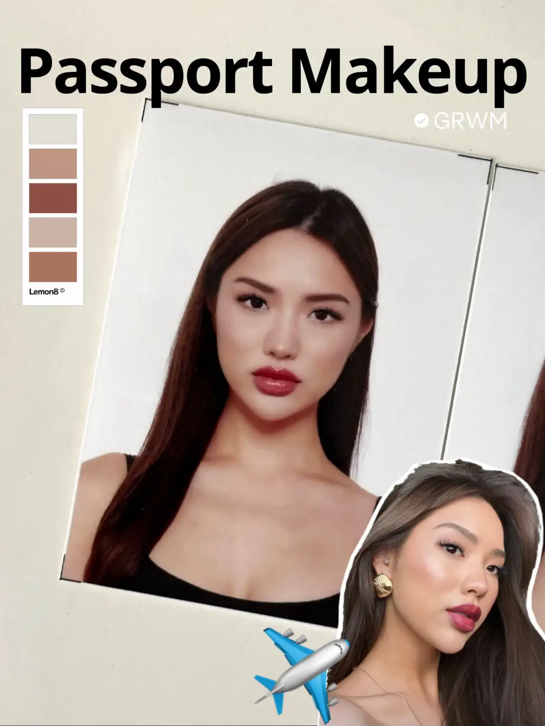 Grwm passport makeup p lemon8