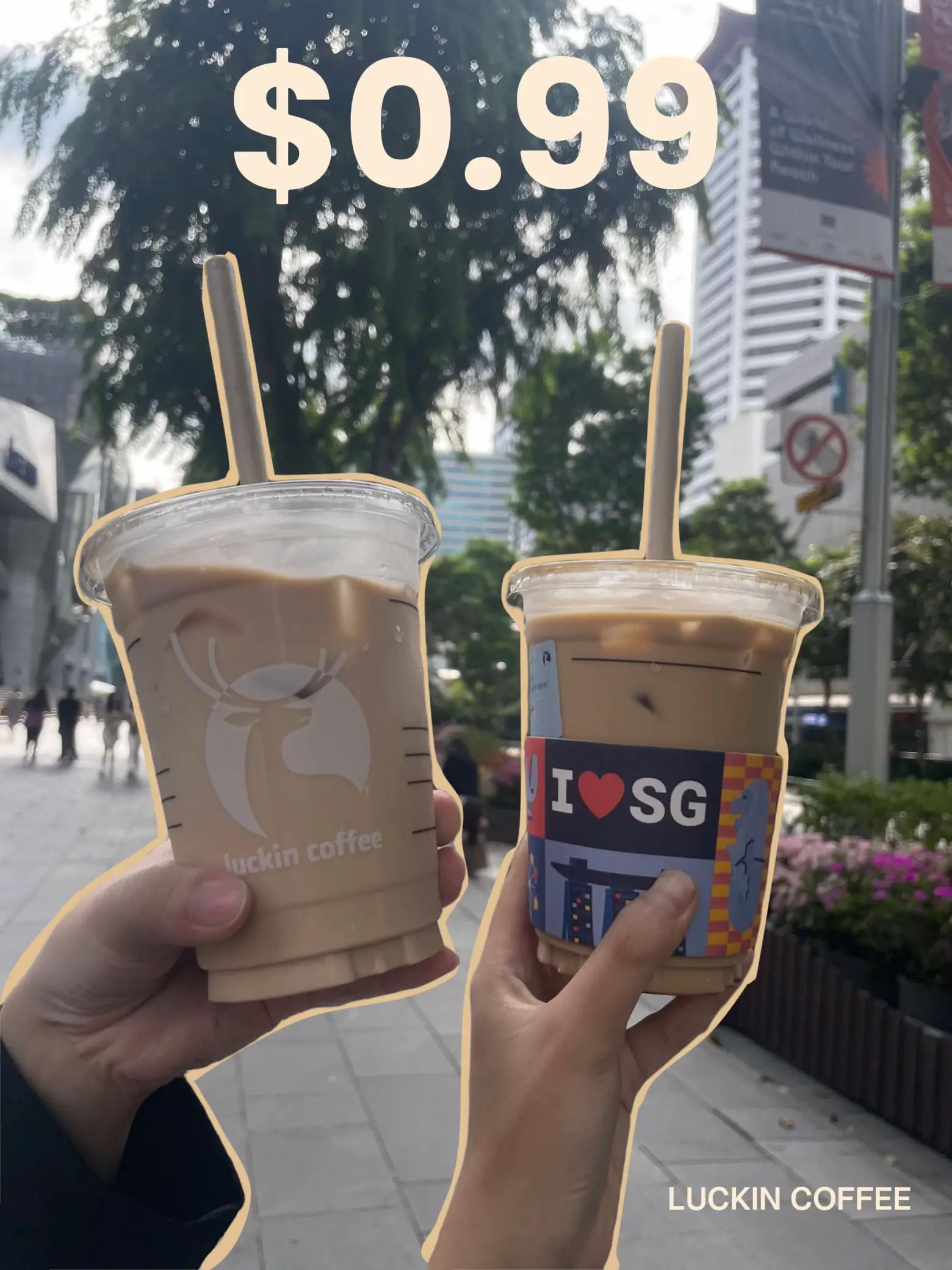 Pictures from Singapore (Ngee Ann City) : r/LuckinCoffee