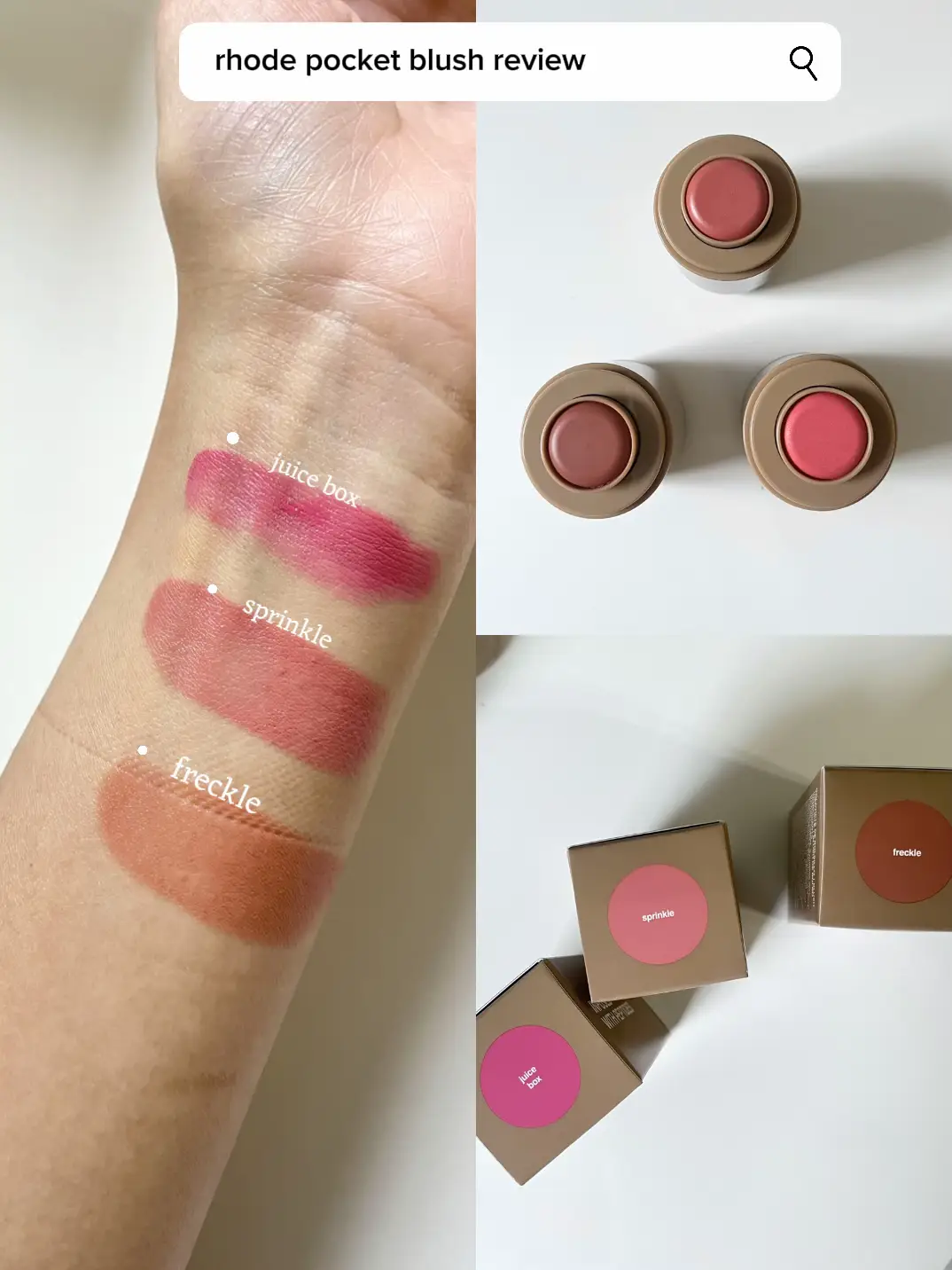 Rhode pocket blush review🎀🍒🍑 | Gallery posted by T🎀 | Lemon8