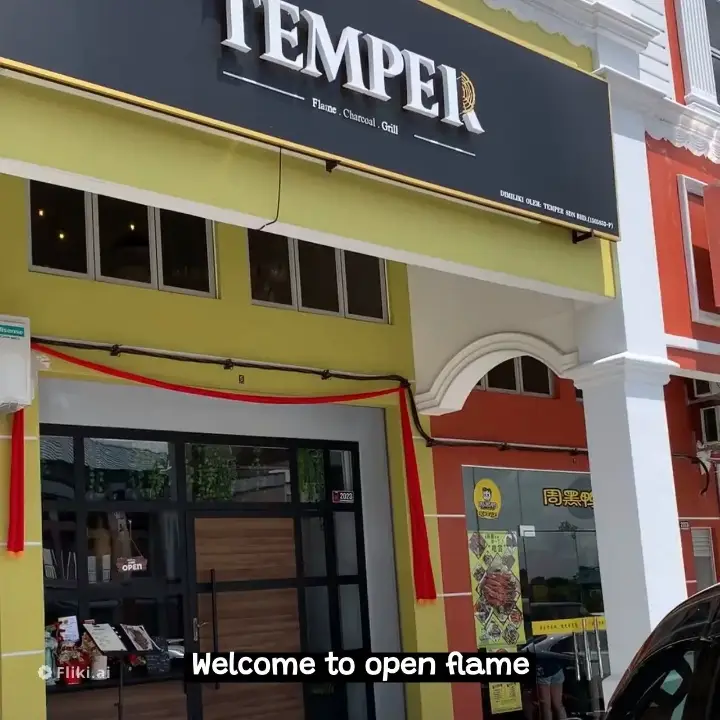 We are open flame Kitchen restaurant at JB Video diterbitkan oleh