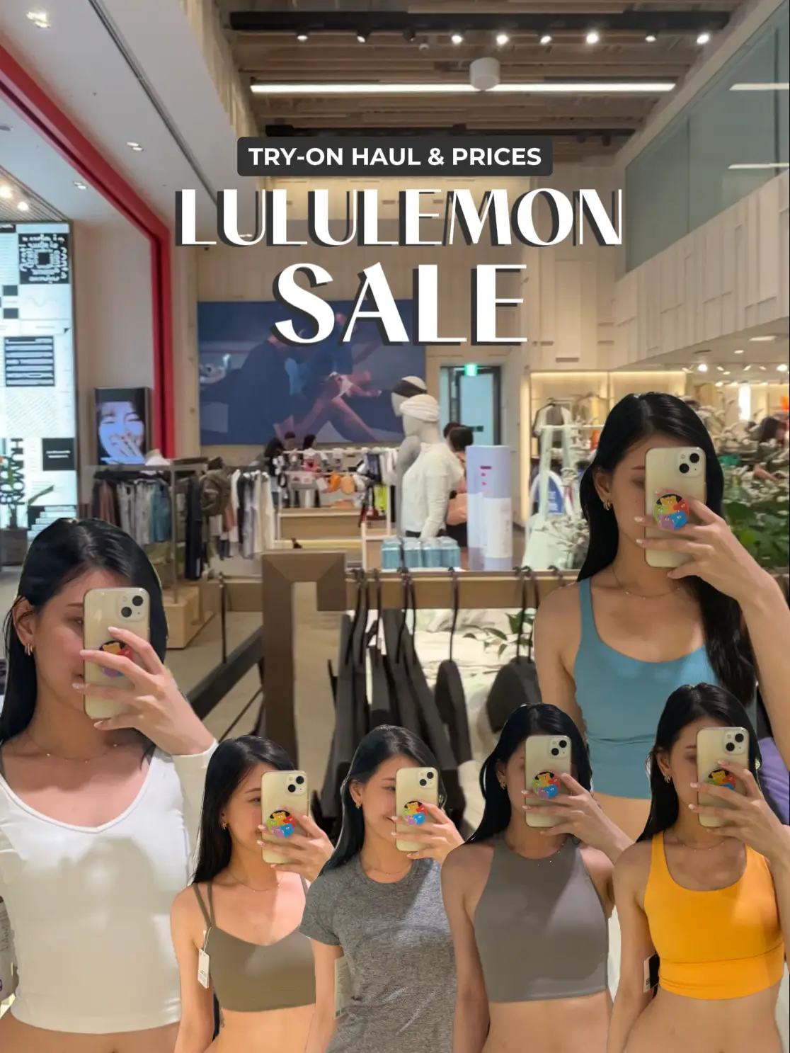 lululemon sale haul (japan for cheap deals)🍋😍