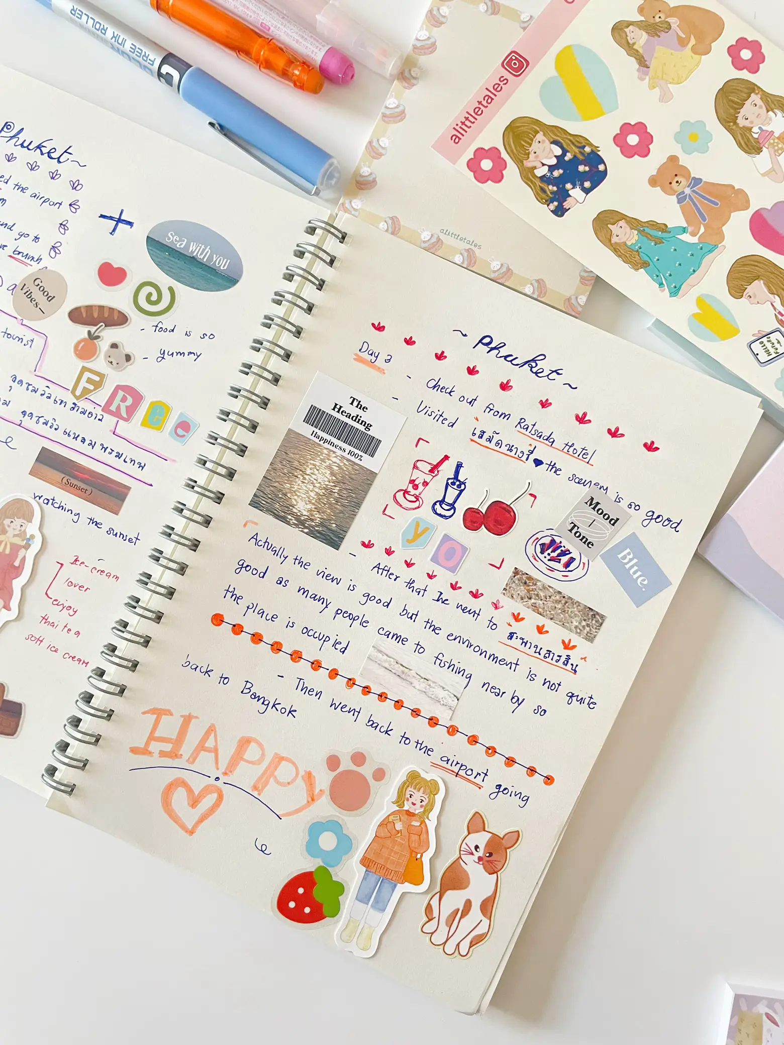 แจกไอเดียทำ Travel Journal📝 | แกลเลอรีที่โพสต์โดย Nutcha B | Lemon8