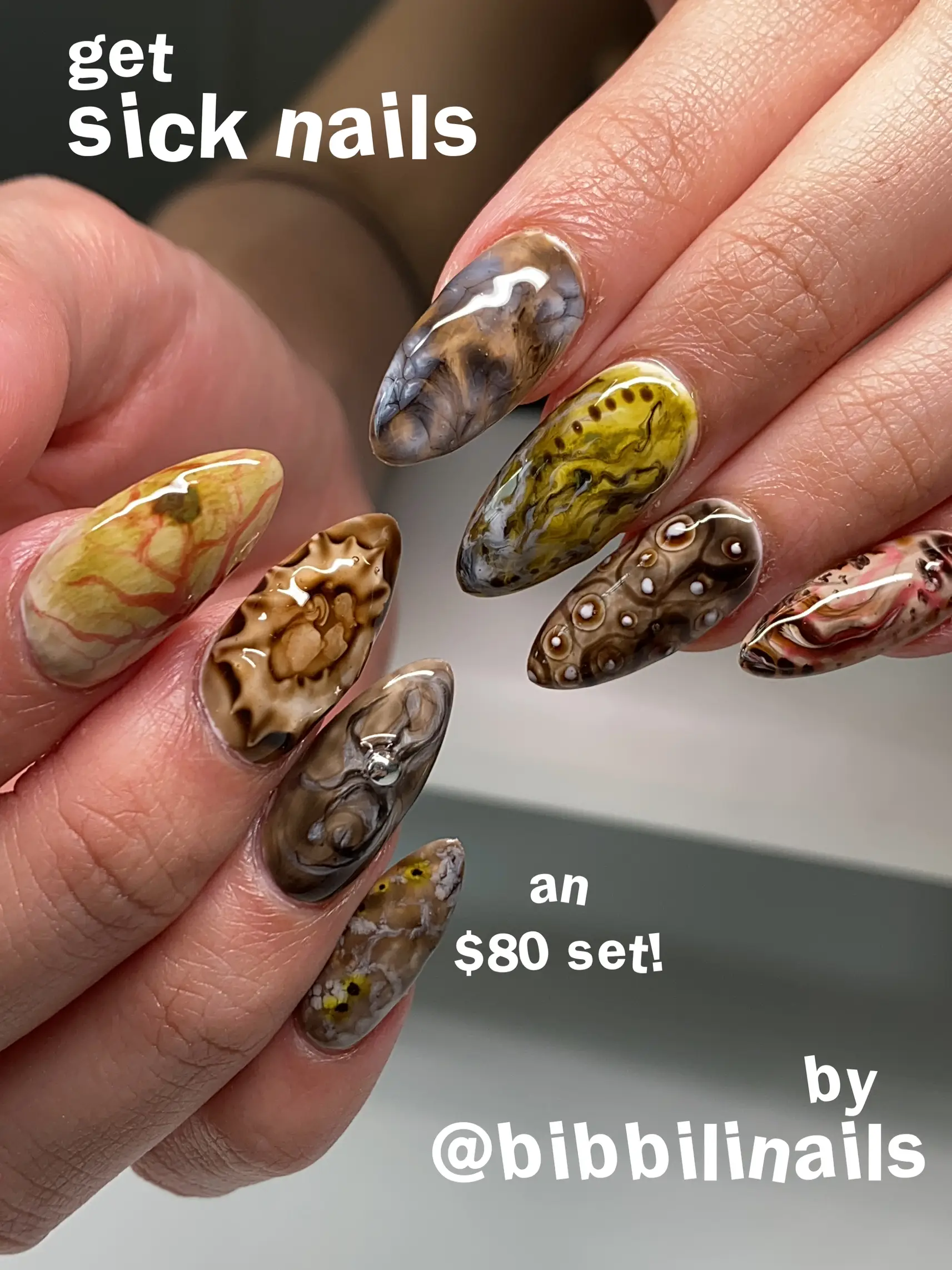 Celebrity Manicurist Elle Creates Nail Designs Featuring Diamonds and Gems