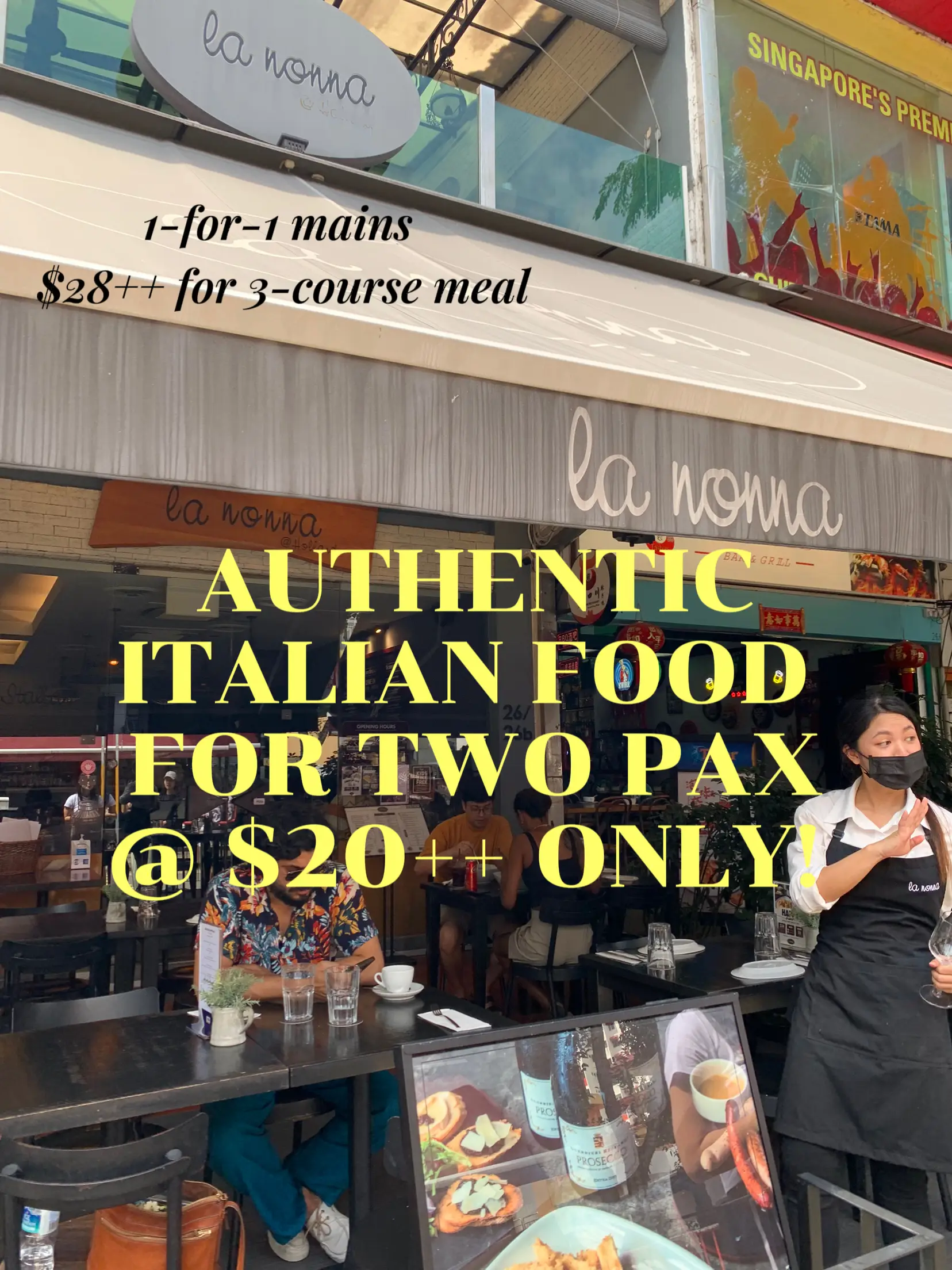 AUTHENTIC ITALIAN FOOD FOR TWO PAX@ $20++ ONLY! 's images(0)