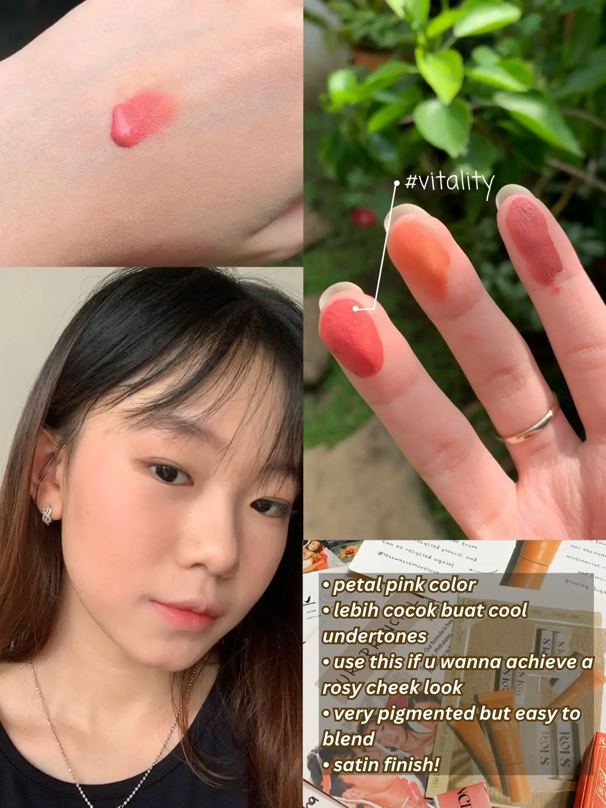 Va Roes ROES Liquid Love Blush | ALL SHADES REVIEW | Galeri diposting oleh ...