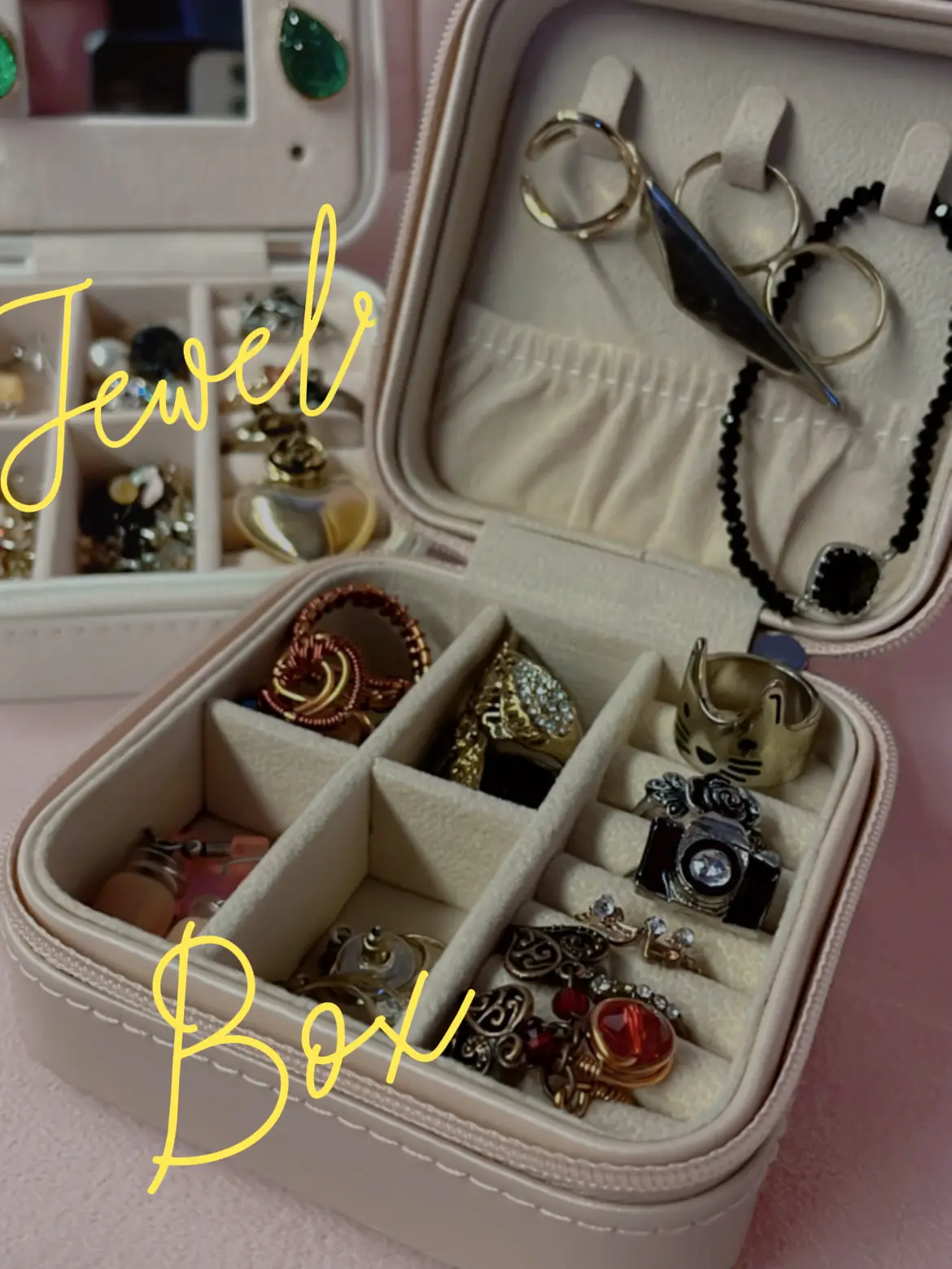 Box Beads Storage Organizer Mini Clear Tiny Keepsake Small Drawer Stackable  Plastics Earringring Nailsjewelry Fake