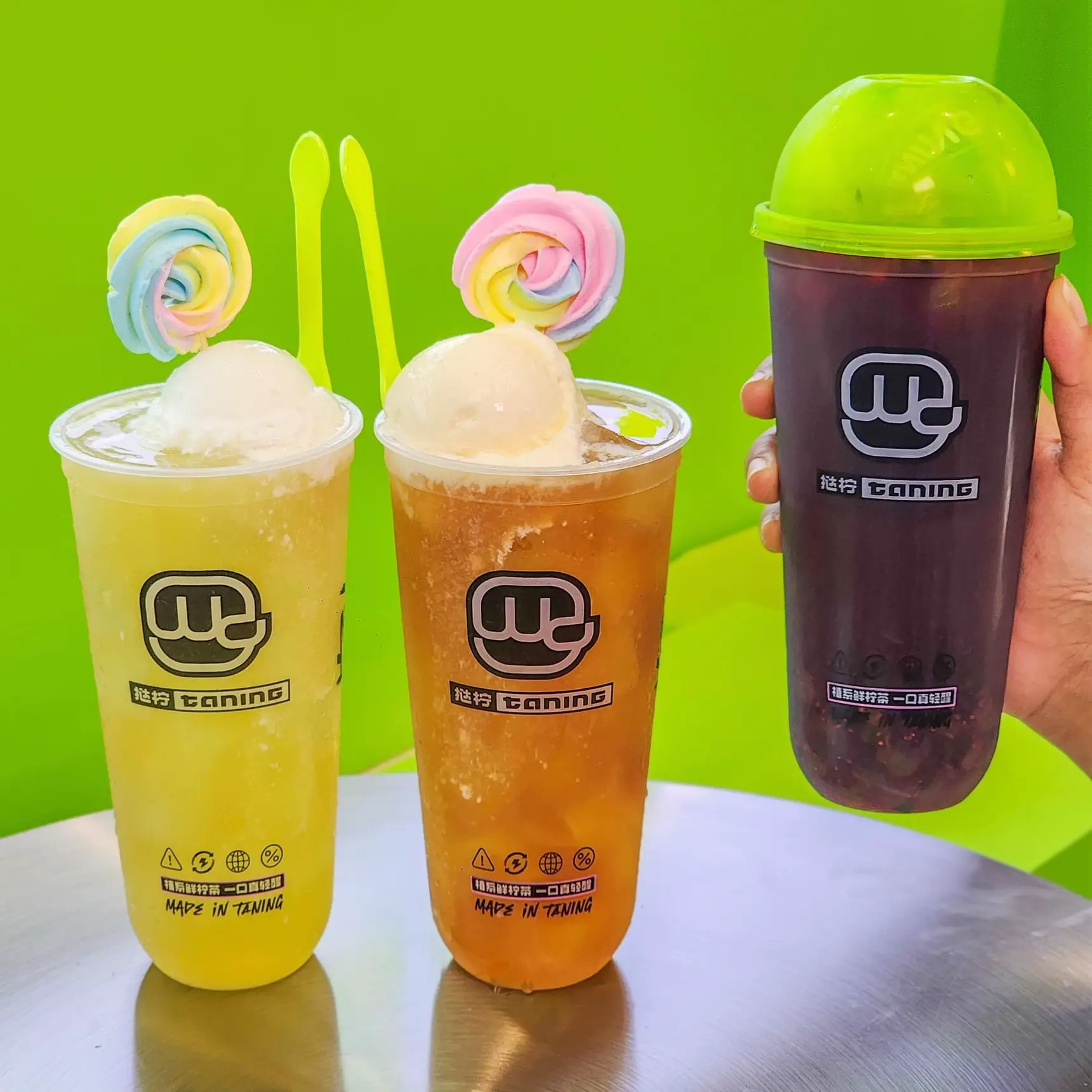 🥤🍋Famous lemon tea from Guangzhou. Celebrate the 2nd anniversary in ...