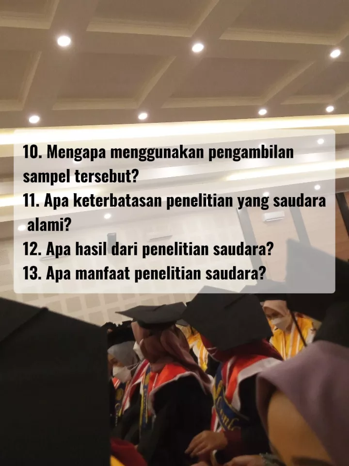 13 Pertanyaan Sidang Skripsi ! Auto Gak Gugup 😍 | Galeri Diposting Oleh ...