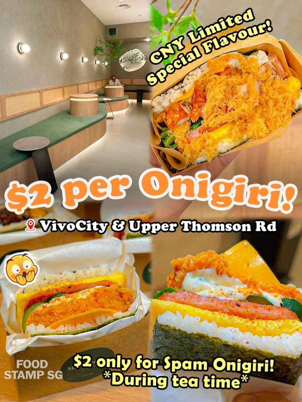 🇸🇬Big Portion Onigiri for only $2 😍‼'s images