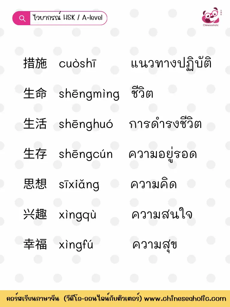 กลุ่มคำศัพท์นามธรรม ภาษาจีน เจอบ่อยในข้อสอบ🤓💡 แกลเลอรีที่โพสต์โดย เหล่าชือริน🌸 Lemon8