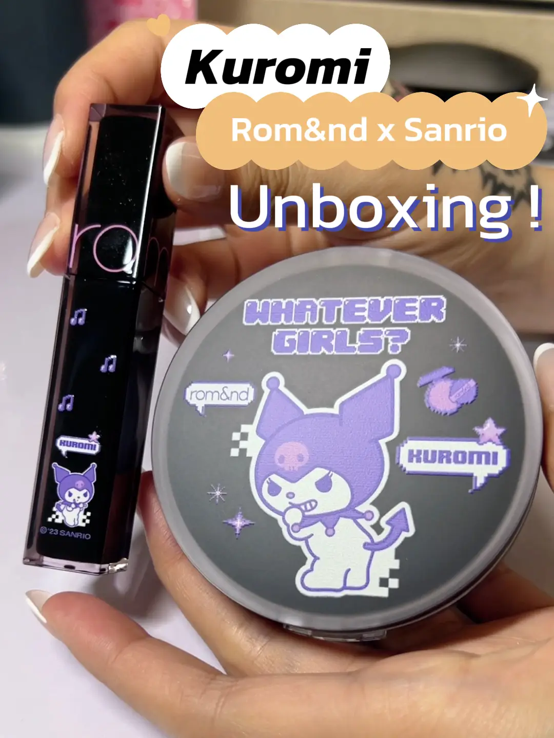 Rom & nd 💜 Kuromi unboxed review ✨, Video published by Kaelyn