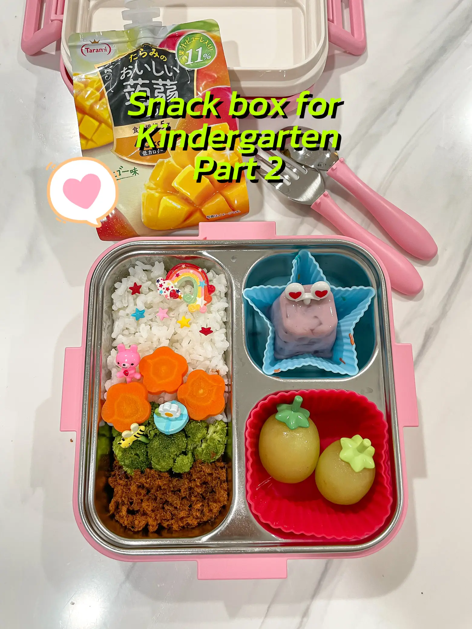 Snack box for KindergartenPart 2