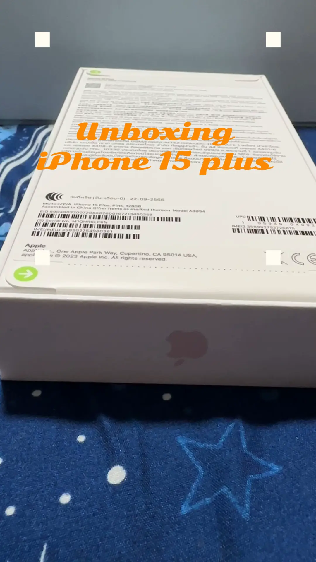 Apple iPhone 15 Plus UNBOXING