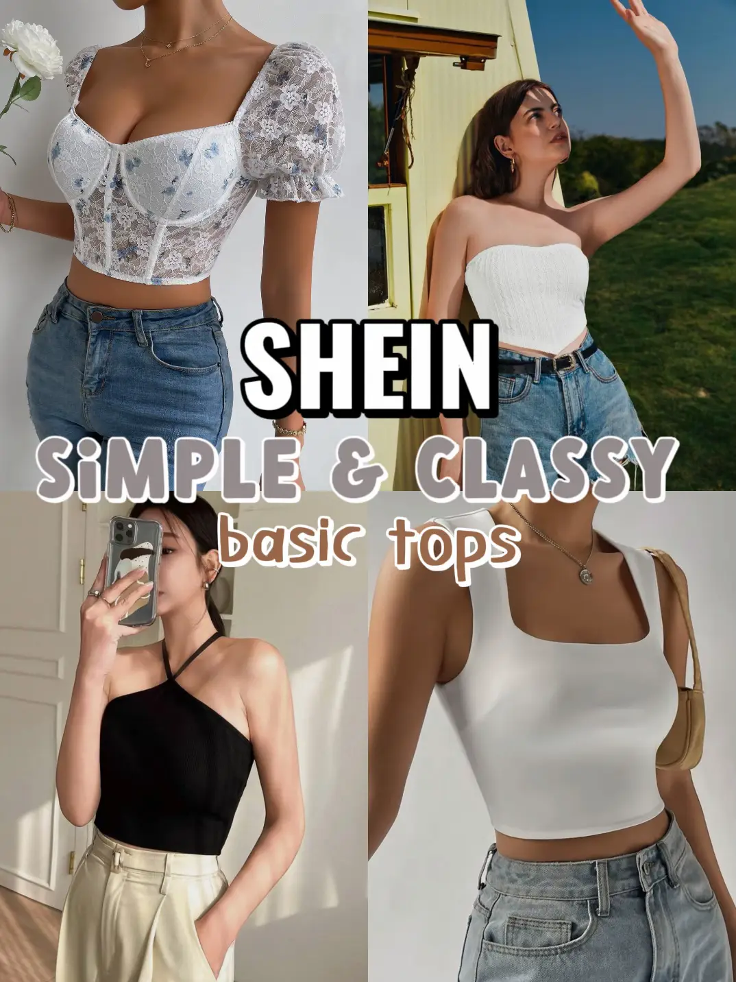 ✿ SHEIN 2pc White and Black Lace Bralettes ✿ Size - Depop