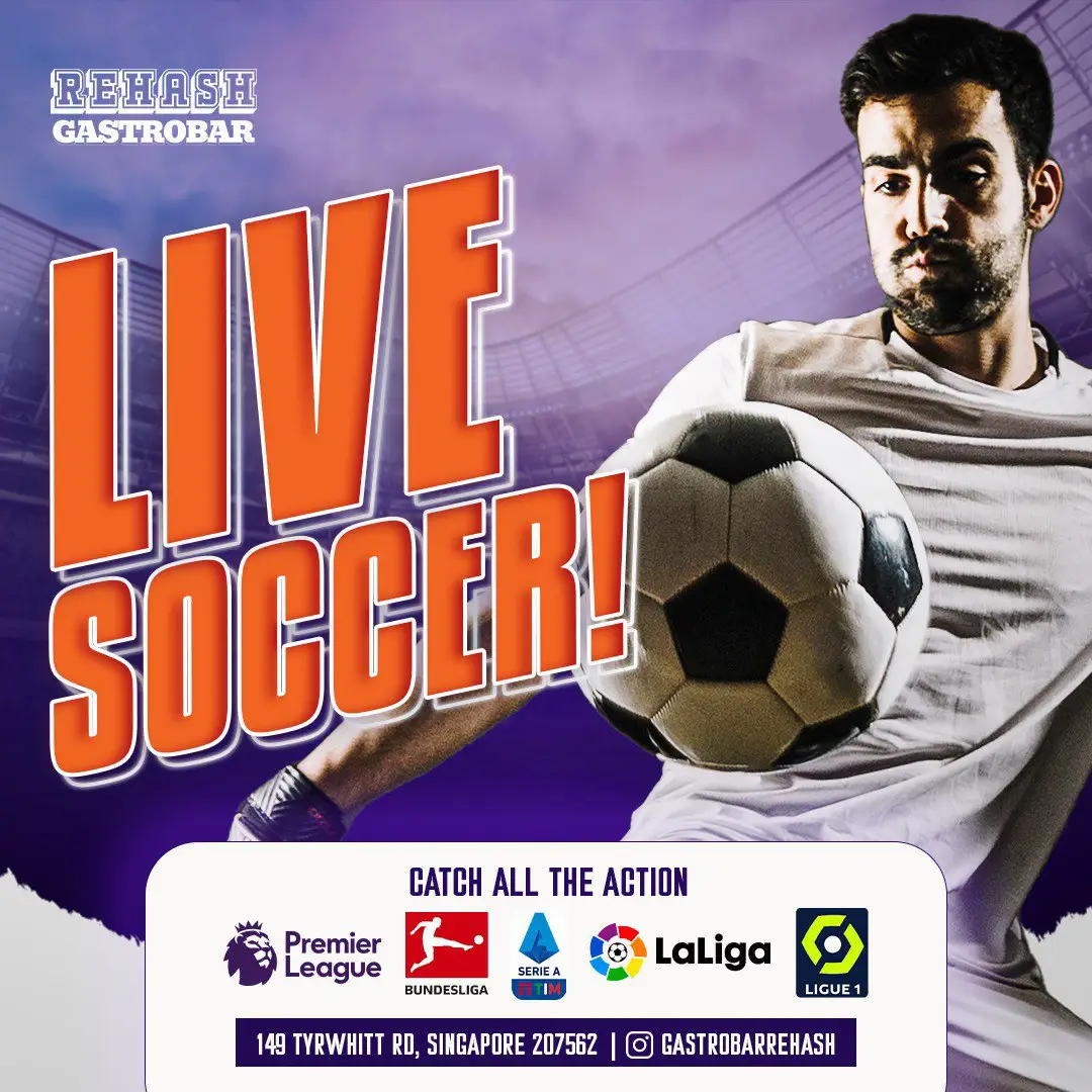 Watch soccer live with good foods and drinks Gallery posted by RehashGastrobar Lemon8