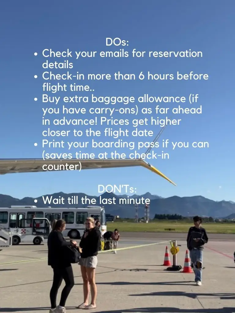 What happens if you don t check-in an hour before your flight?