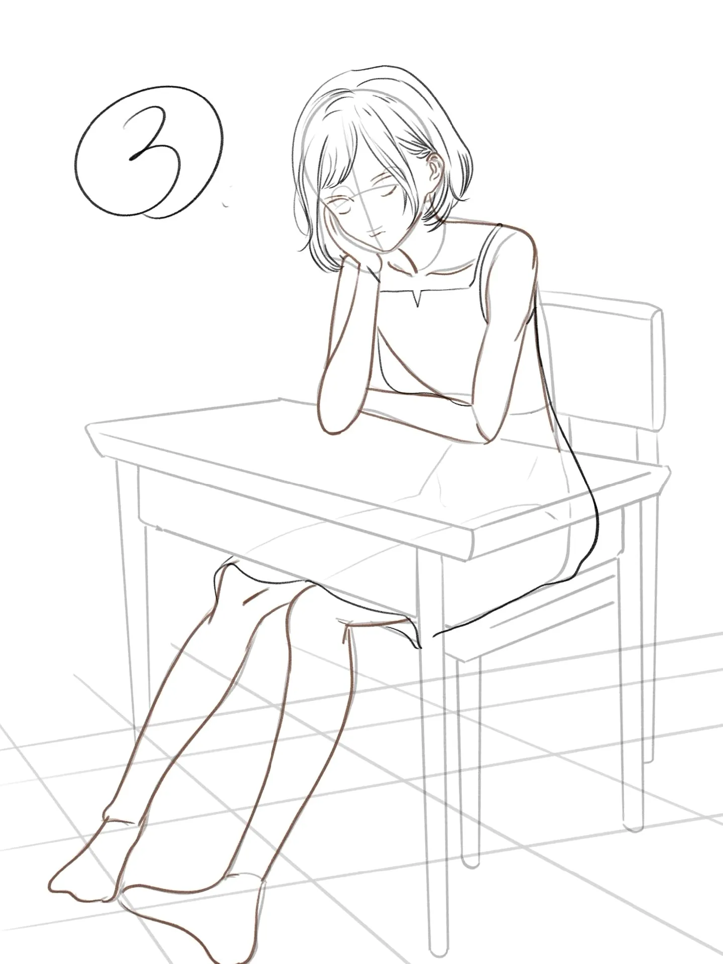 how-to-draw-people-sitting-at-the-school-table-gallery-posted-by