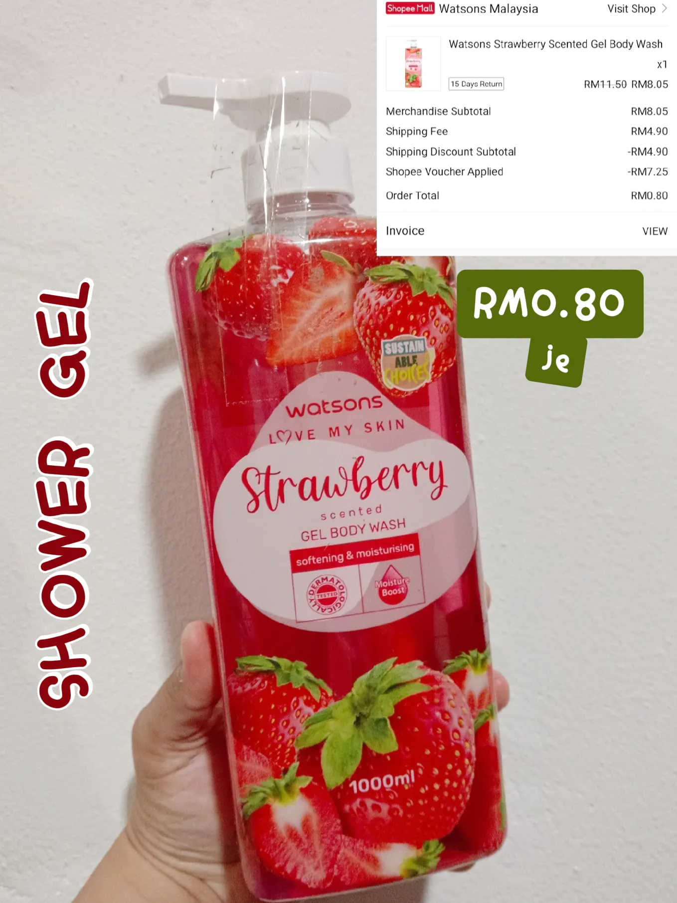 SHOWER GEL DISCOUNT BERGANDA Galeri disiarkan oleh Cik Manis Lemon8