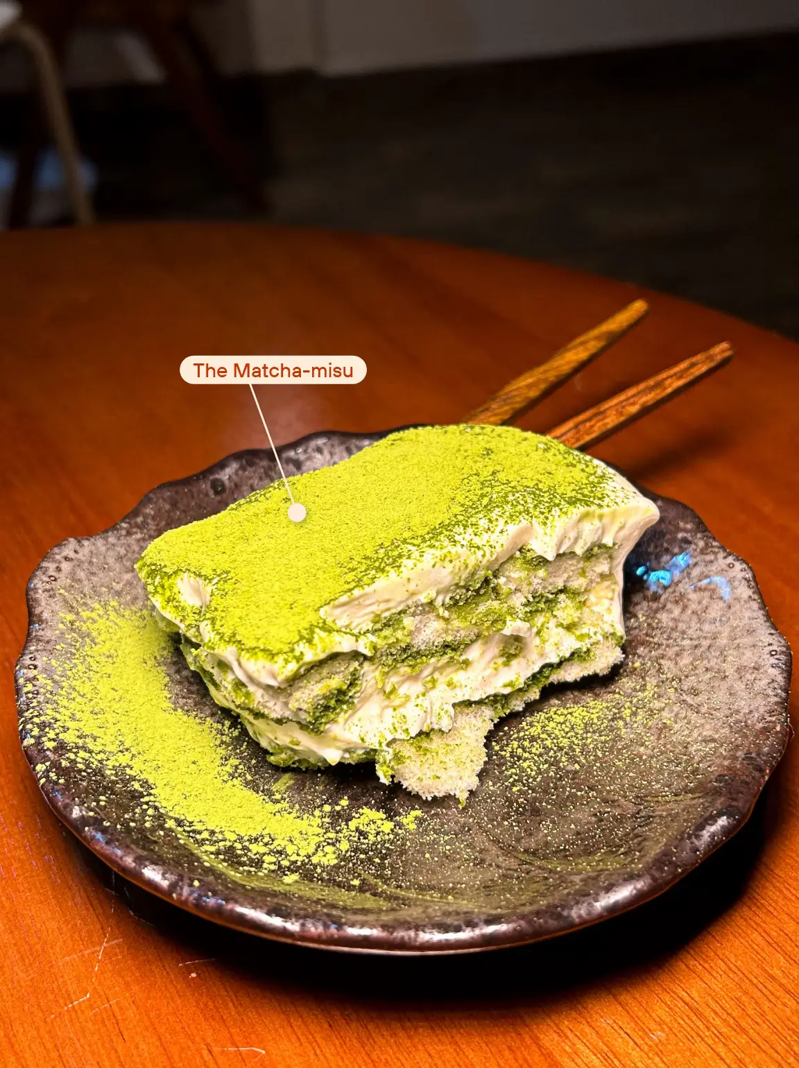 Mochi con the verde • Tokyo Fusion Sushi