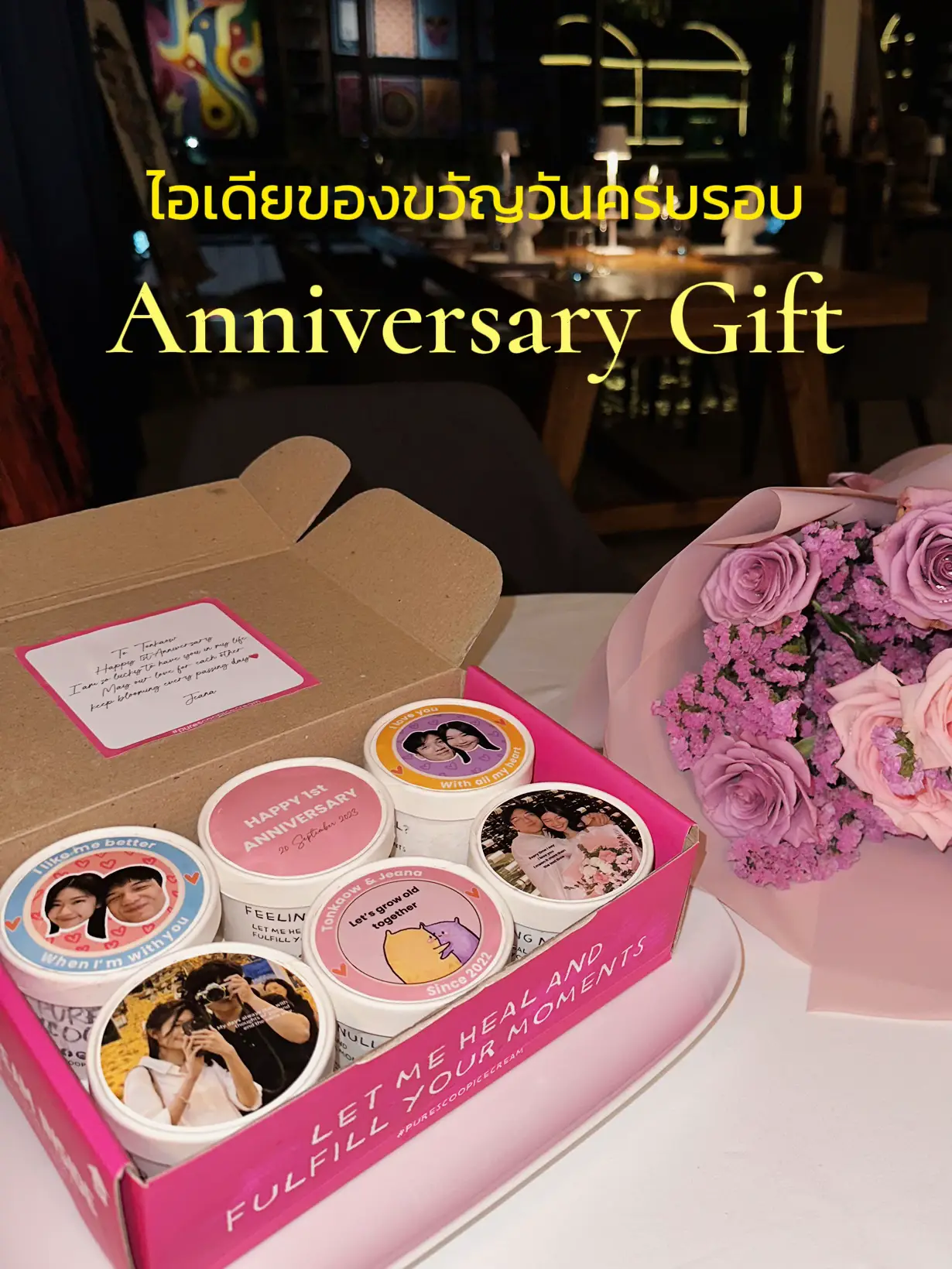 The five senses box .. #Gift #Boyfriend #Anniversary
