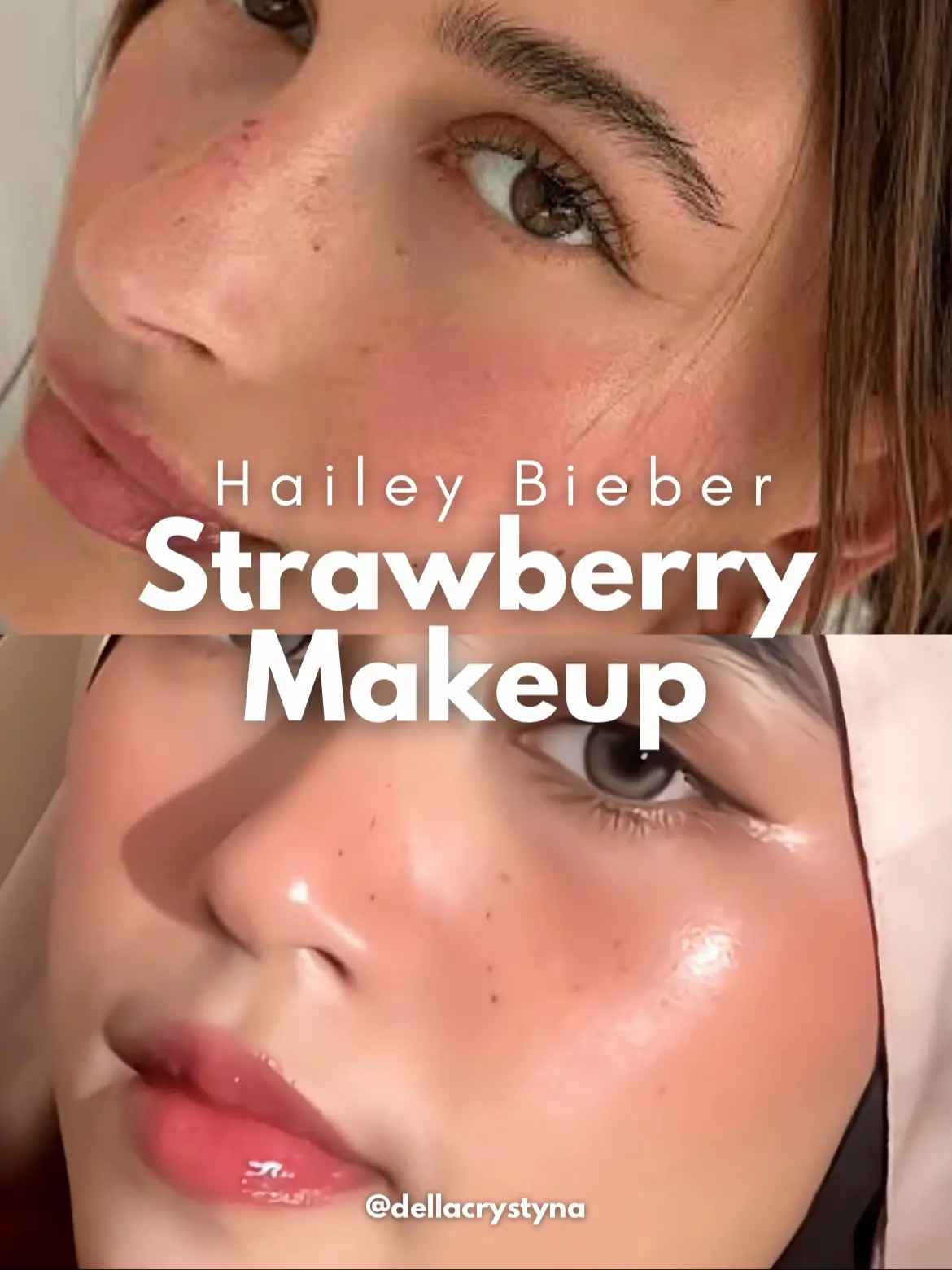 STRAWBERRY GIRL TREND 🍓 💄Model Hailey Bieber posted a video where she  talked about how she does her “strawberry makeup” We decided to k…