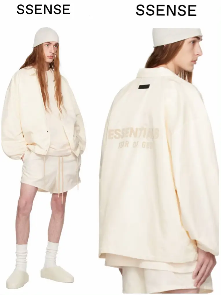 ESSENTIALS Fear of God ( Jacket ) | แกลเลอรีที่โพสต์โดย Panda | Lemon8