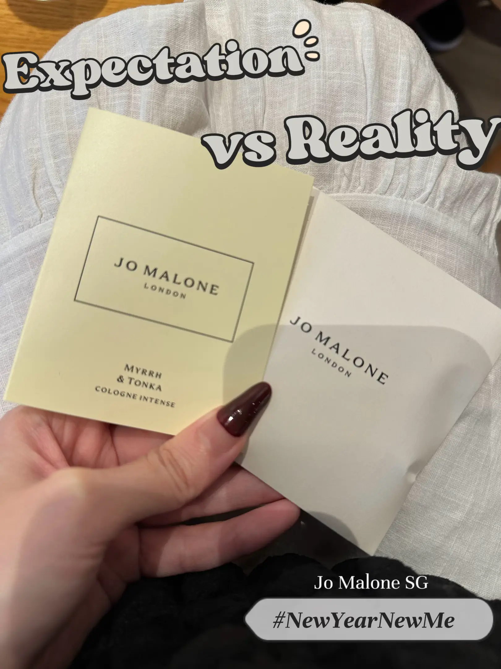 Expectations vs Reality: Jo Malone #NewYearNewMe 💔's images(0)