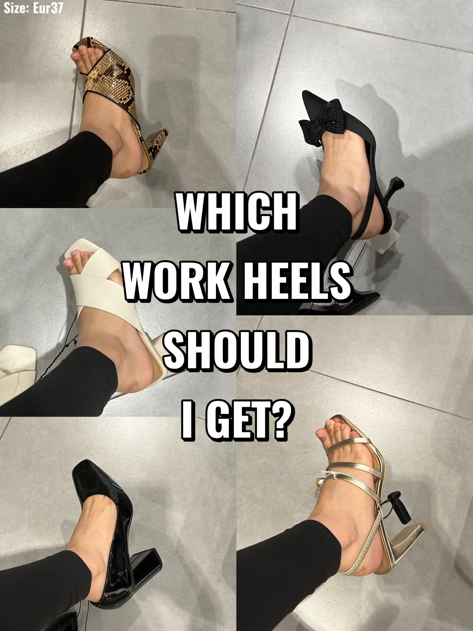 What's new in H&M: OCTOBER WORK HEELS