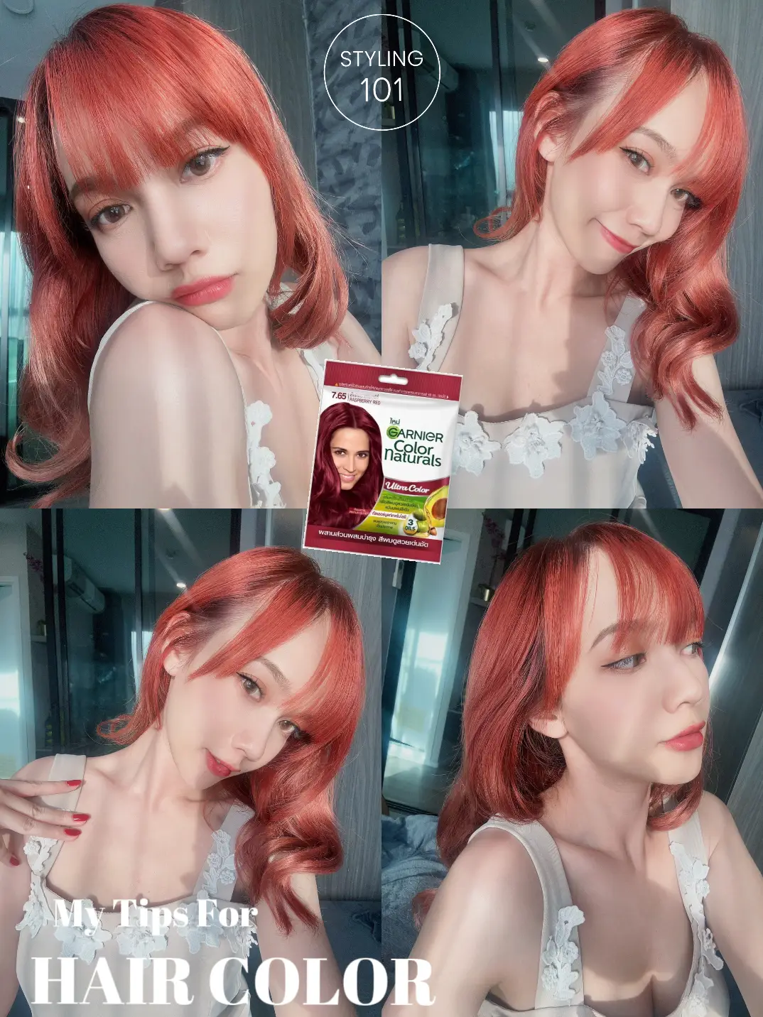 Cherry Red Watercolor 🍒, How To Dye A Synthetic Wig! ❤️