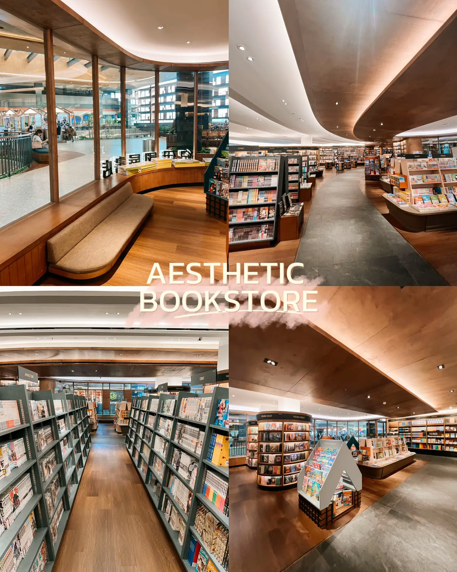 AESTHETIC BOOKSTORE | Galeri disiarkan oleh kulineryuk.jkt | Lemon8