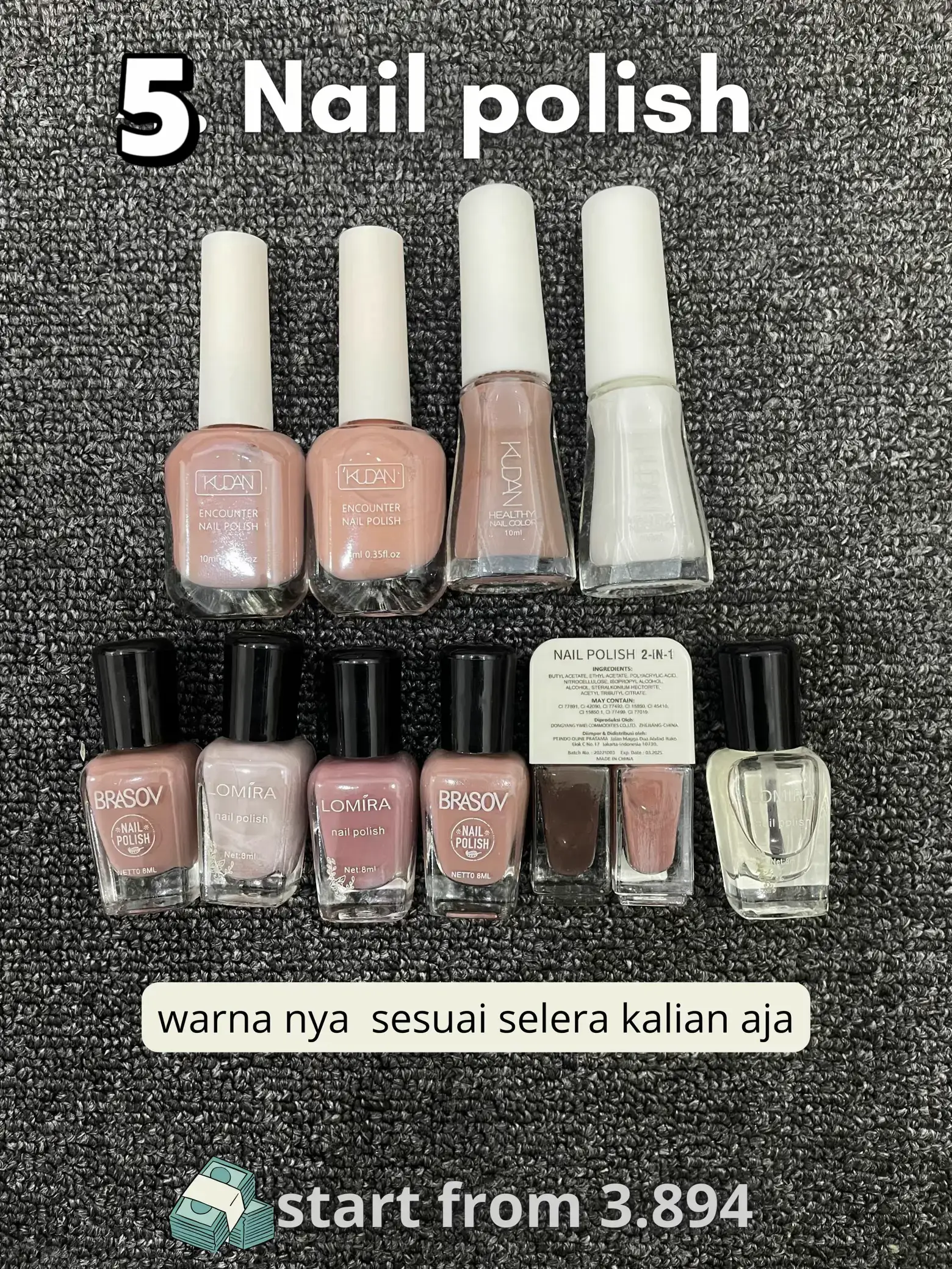 Anti bingung beli perlengkapan nail art dirumah💅 Galeri diposting