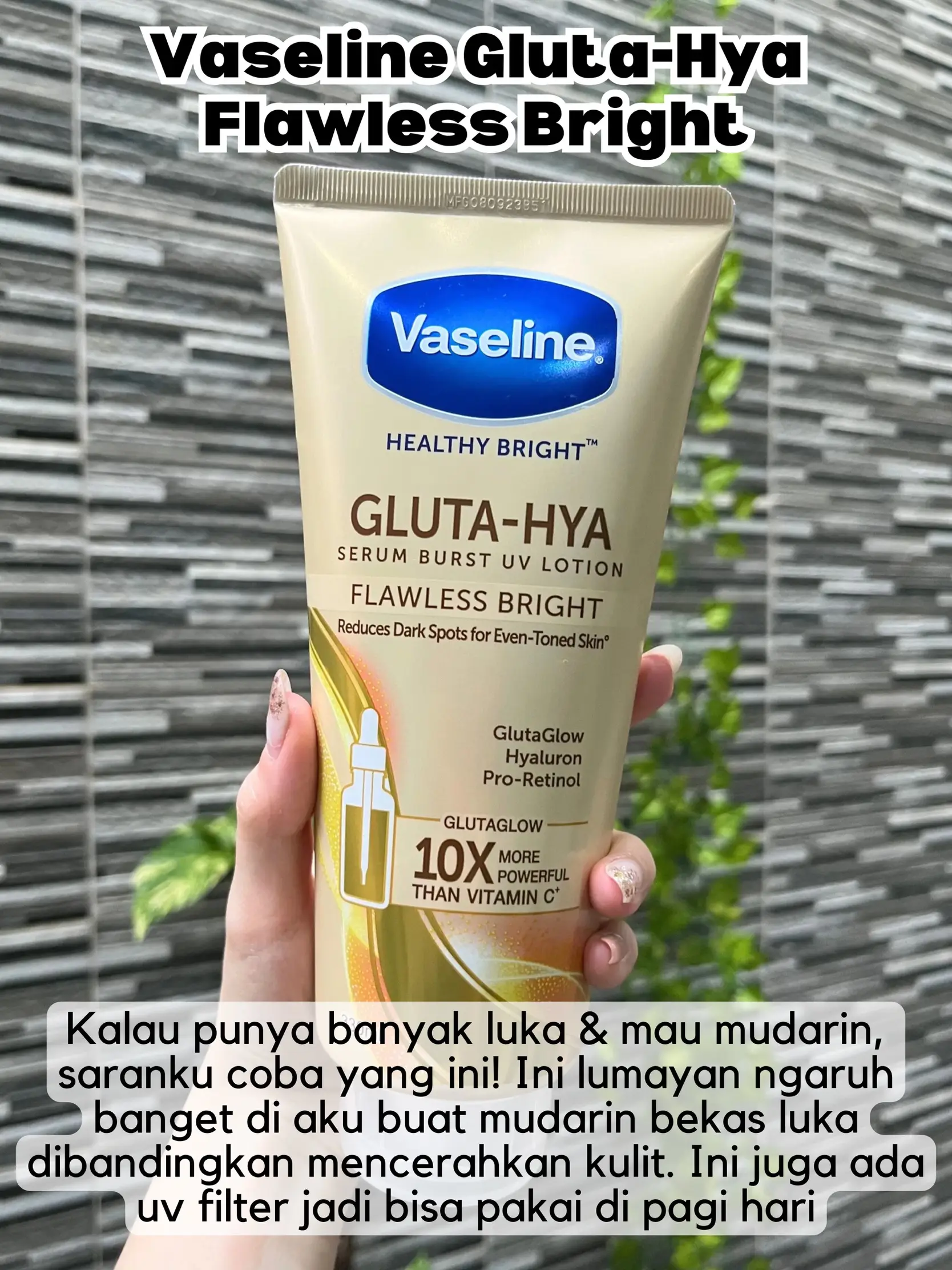 Qoo10 - VASELINE Gluta Hya Serum Burst Lotion 330ml Dewy Radiance /  Flawless G : Cosmetics