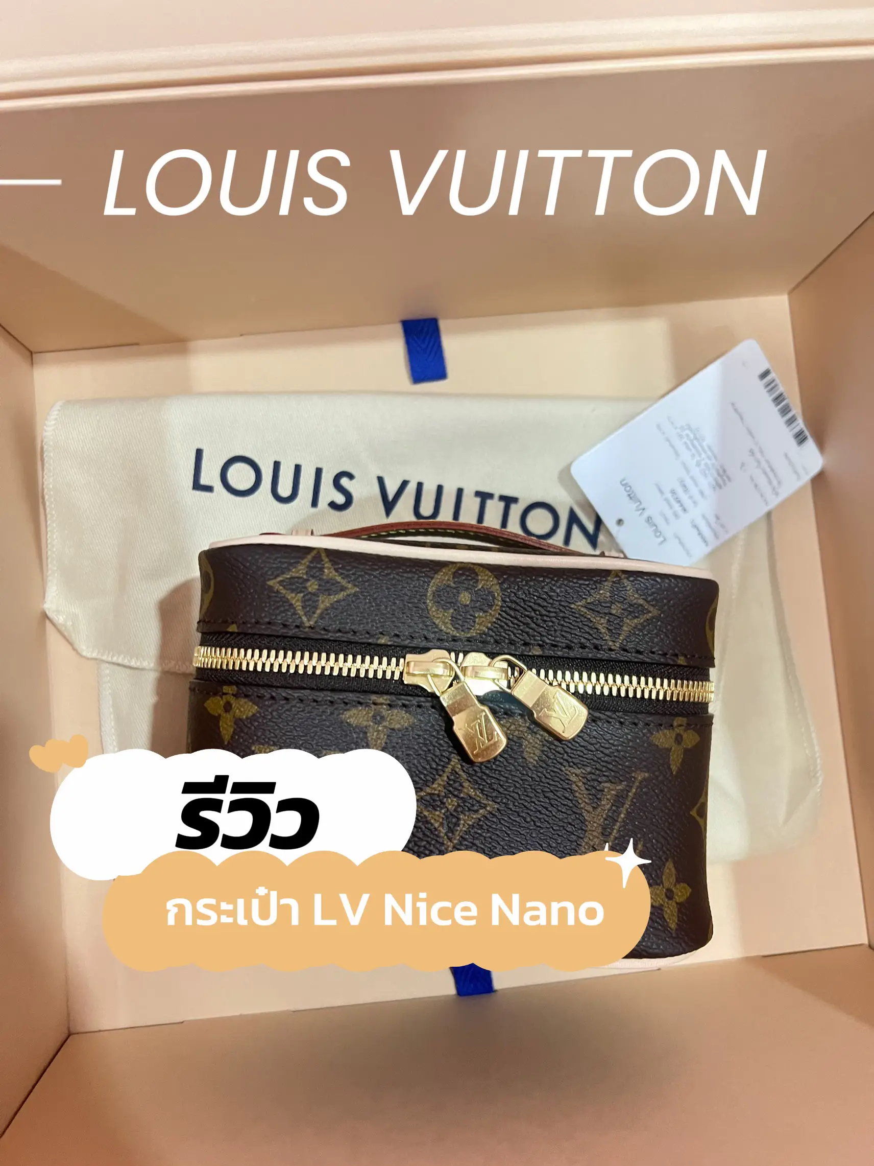 the cutest Louis Vuitton bag! LOUIS VUITTON NICE NANO UNBOXING