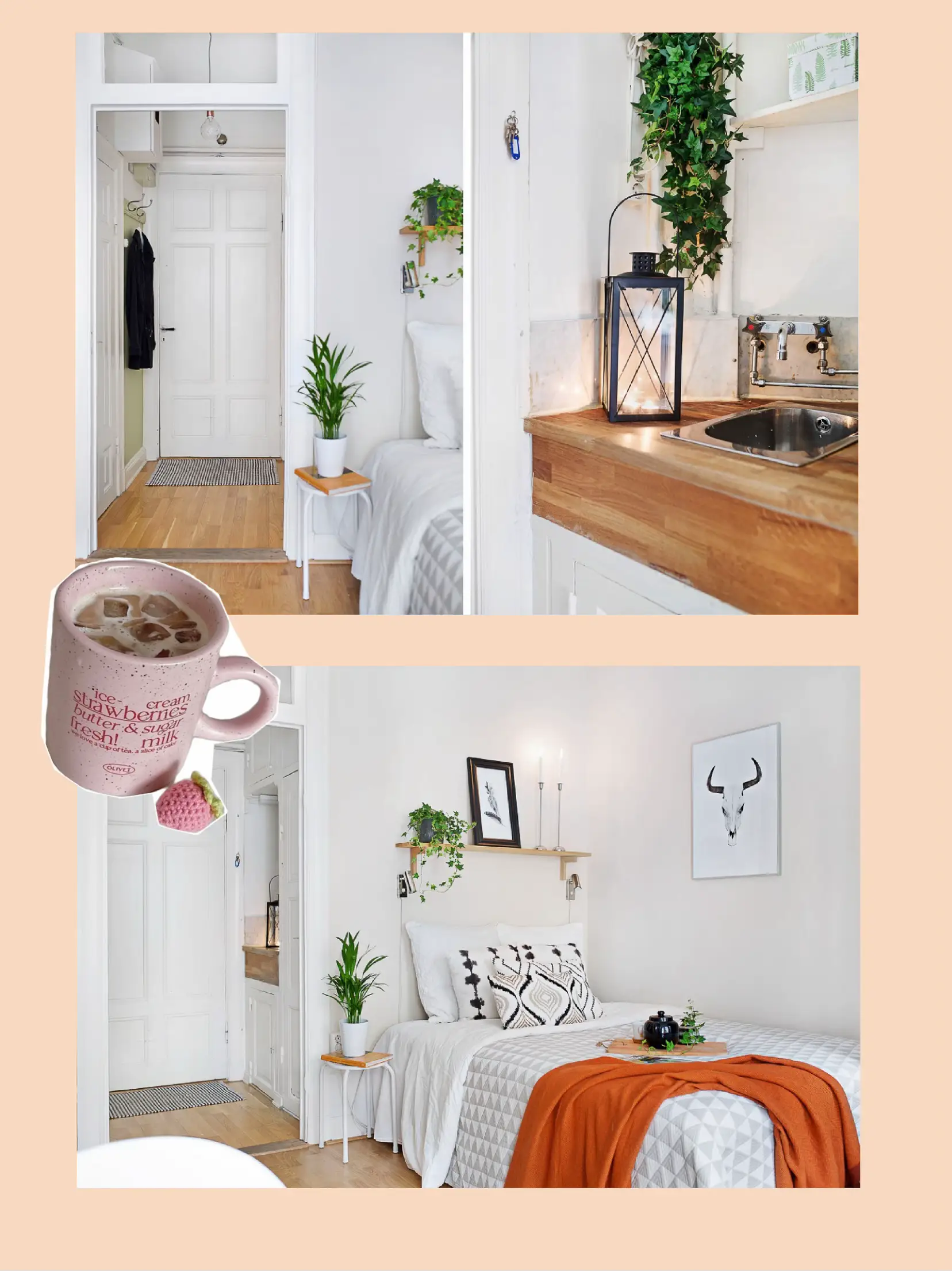 แต่งห้อง STUDIO 21 ตร.ม. ให้น่าอยู่ | แกลเลอรีที่โพสต์โดย Widabloc | Lemon8