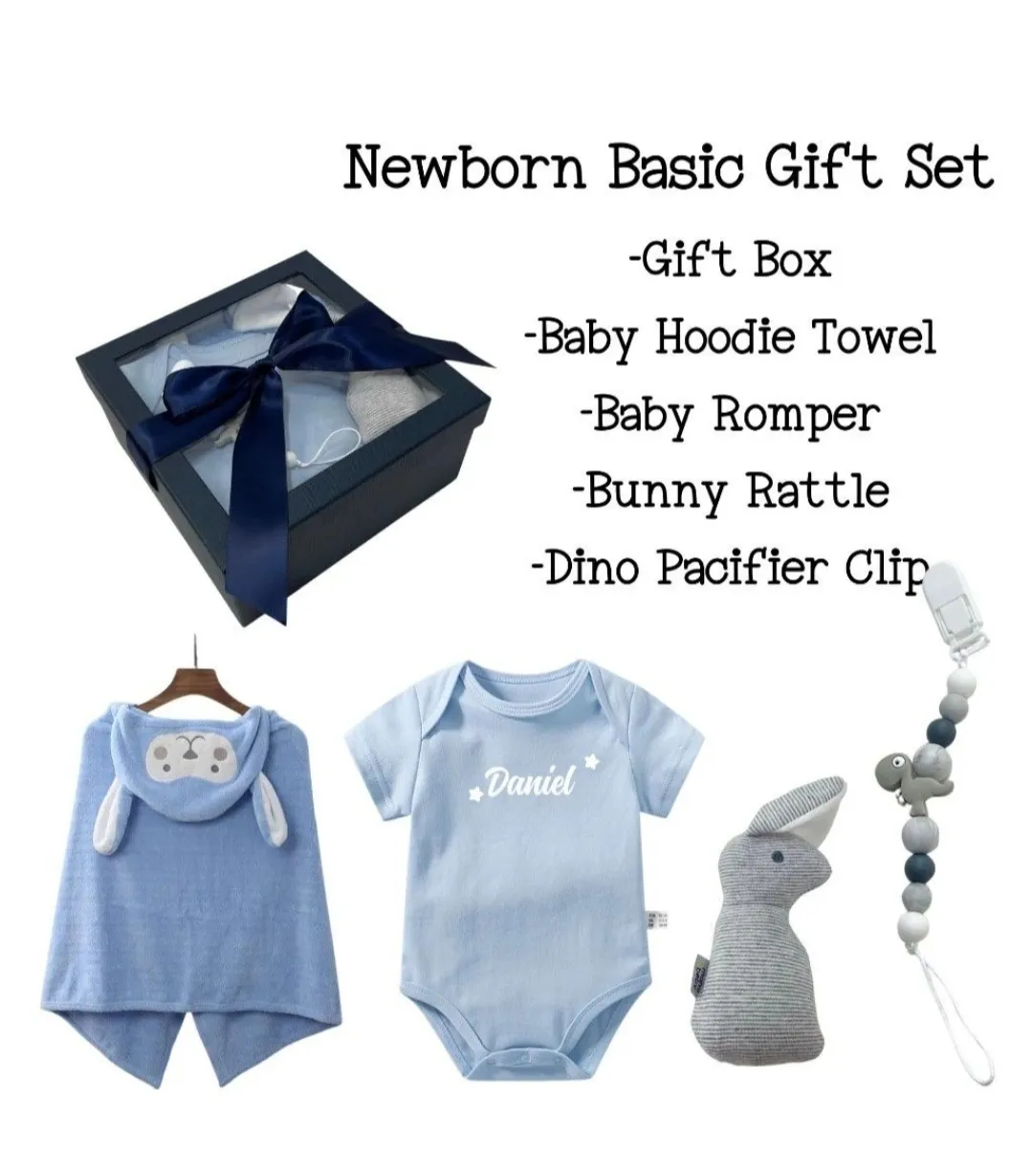I Love NY Baby Gift Set-Rattles, Onesie, Pacifier Clip, and Baby Book