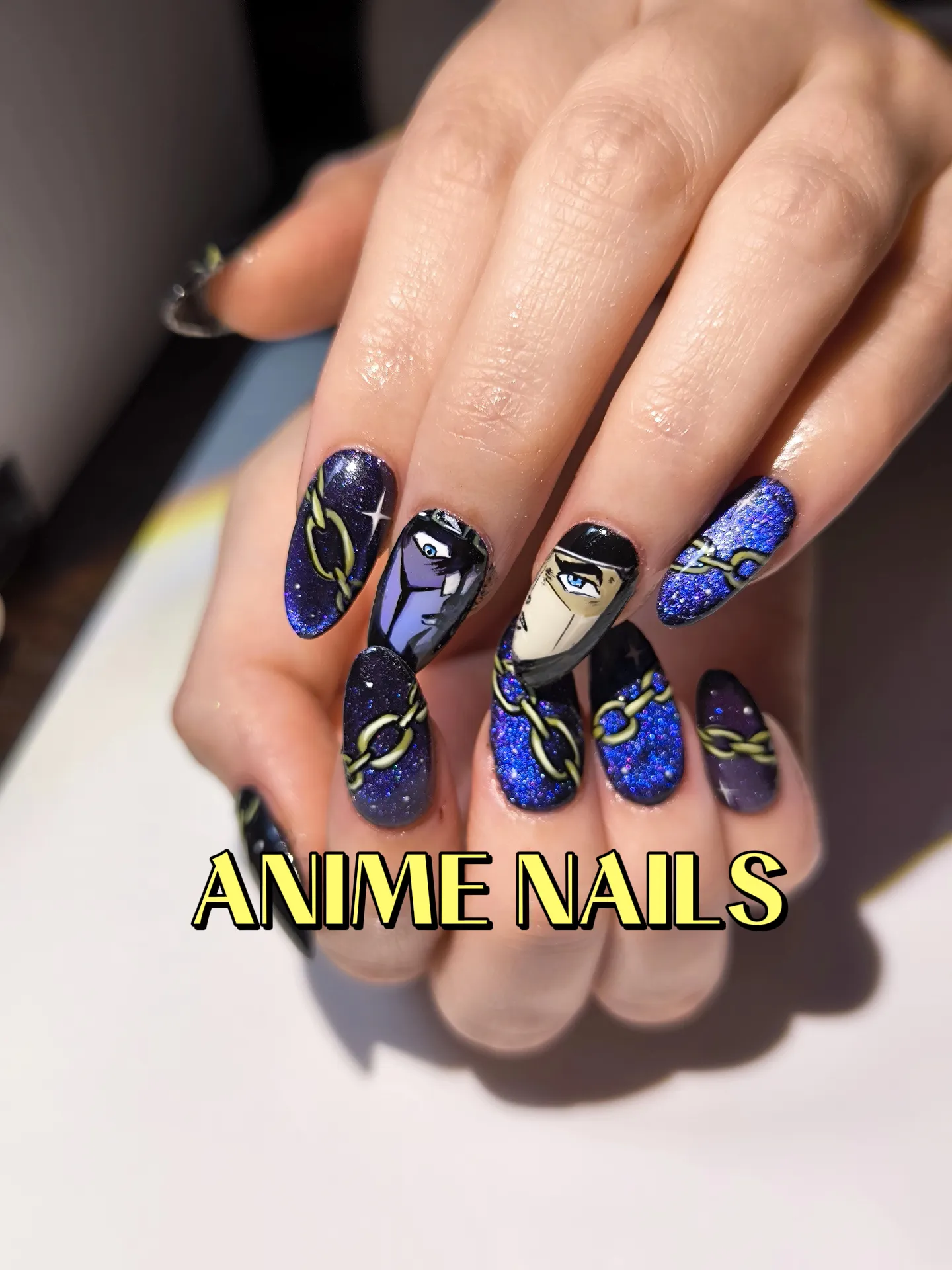 Nail Art Designs 」- (Kimetsu No Yaiba/Demon Slayer) Anime Nails, anime nails