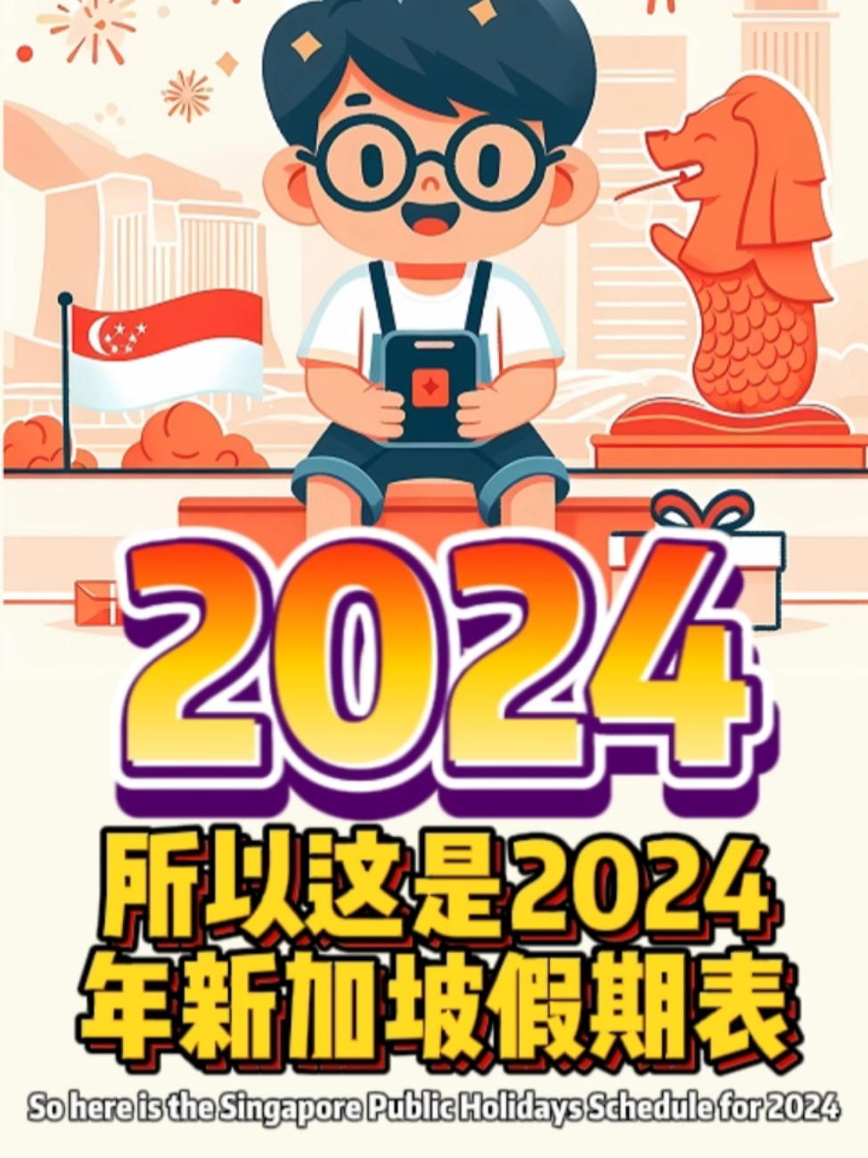 🇸🇬 SINGAPORE PUBLIC HOLIDAYS 2024 CHEAT LIST | Video published by ⭐