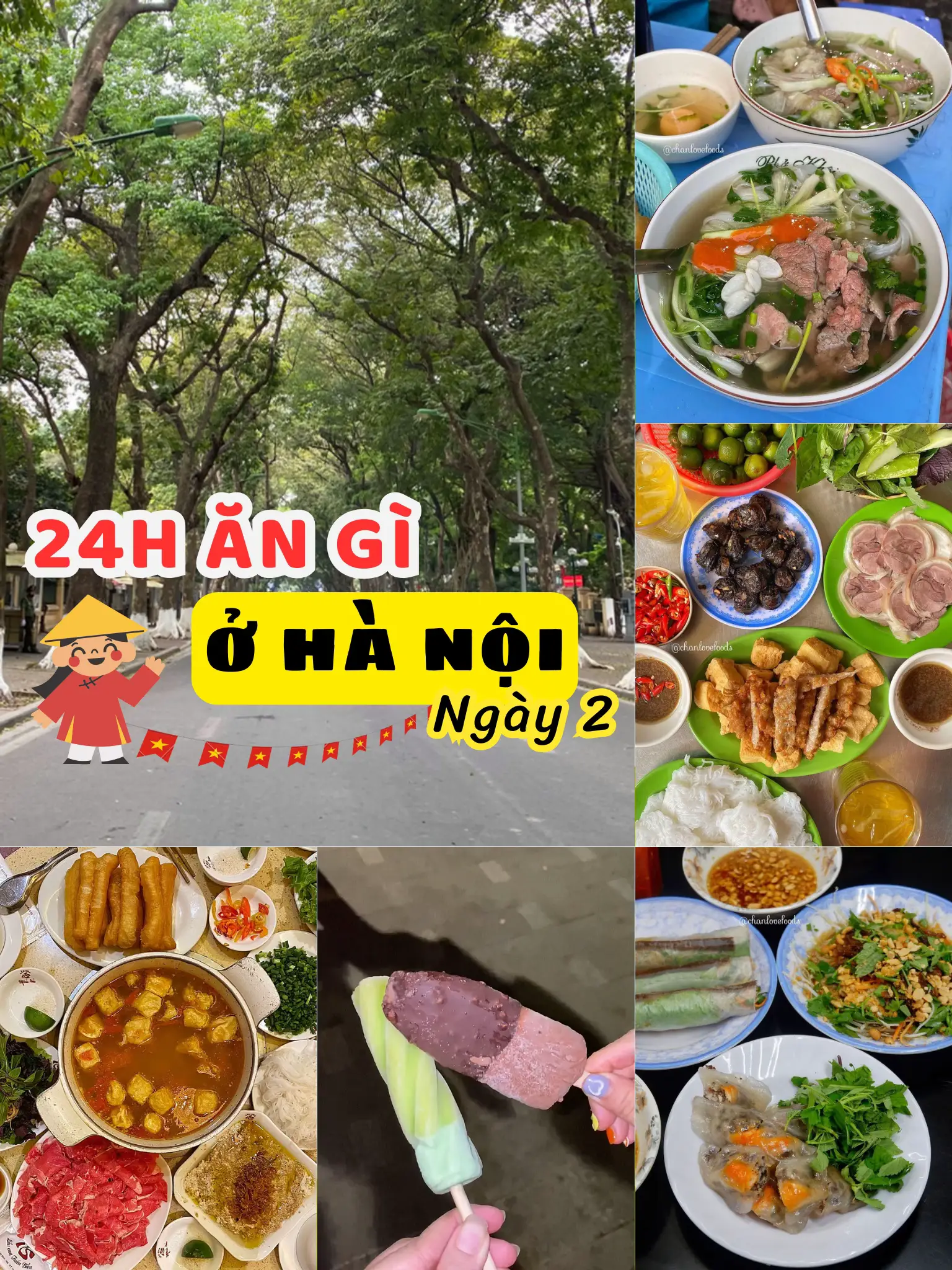 Thực đơn đa dạng và phong phú suốt 24h