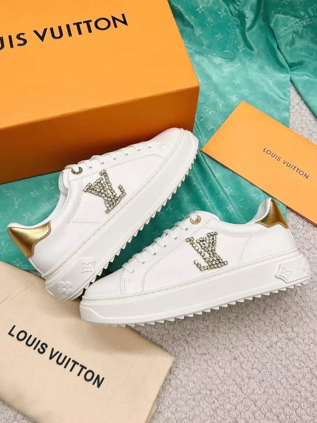 Louis Vuitton Timeout Sneakers 37 - Love Luxe