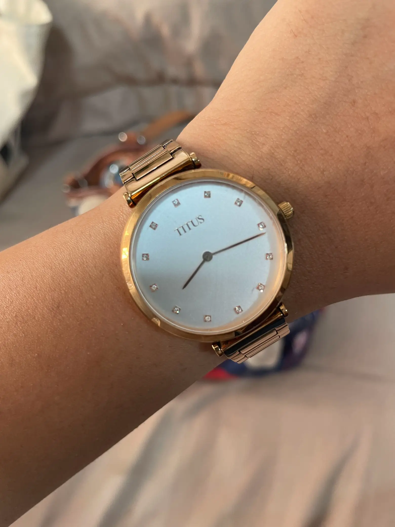 Titus rose gold on sale watch