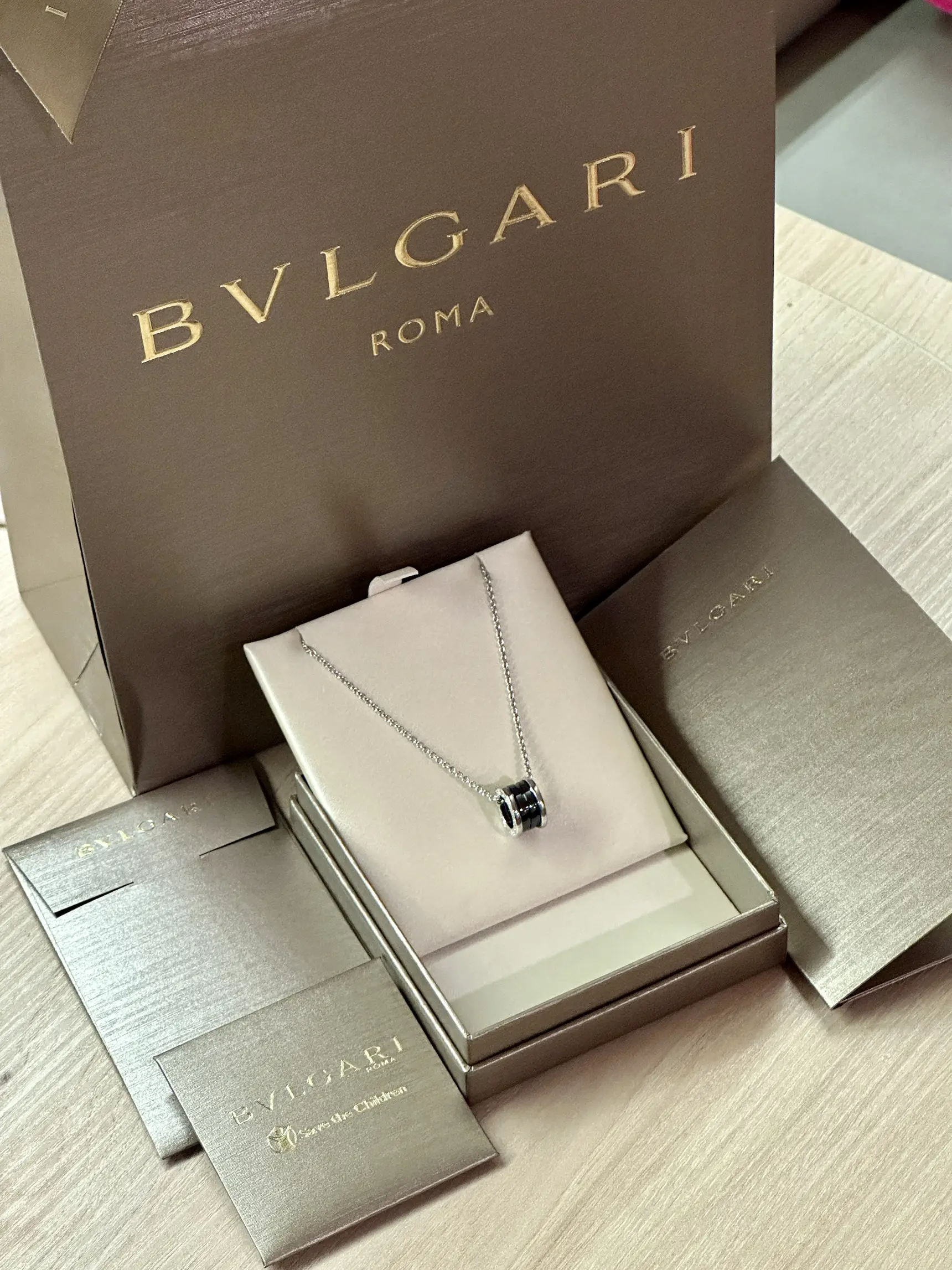 Bvlgari necklace save the on sale child