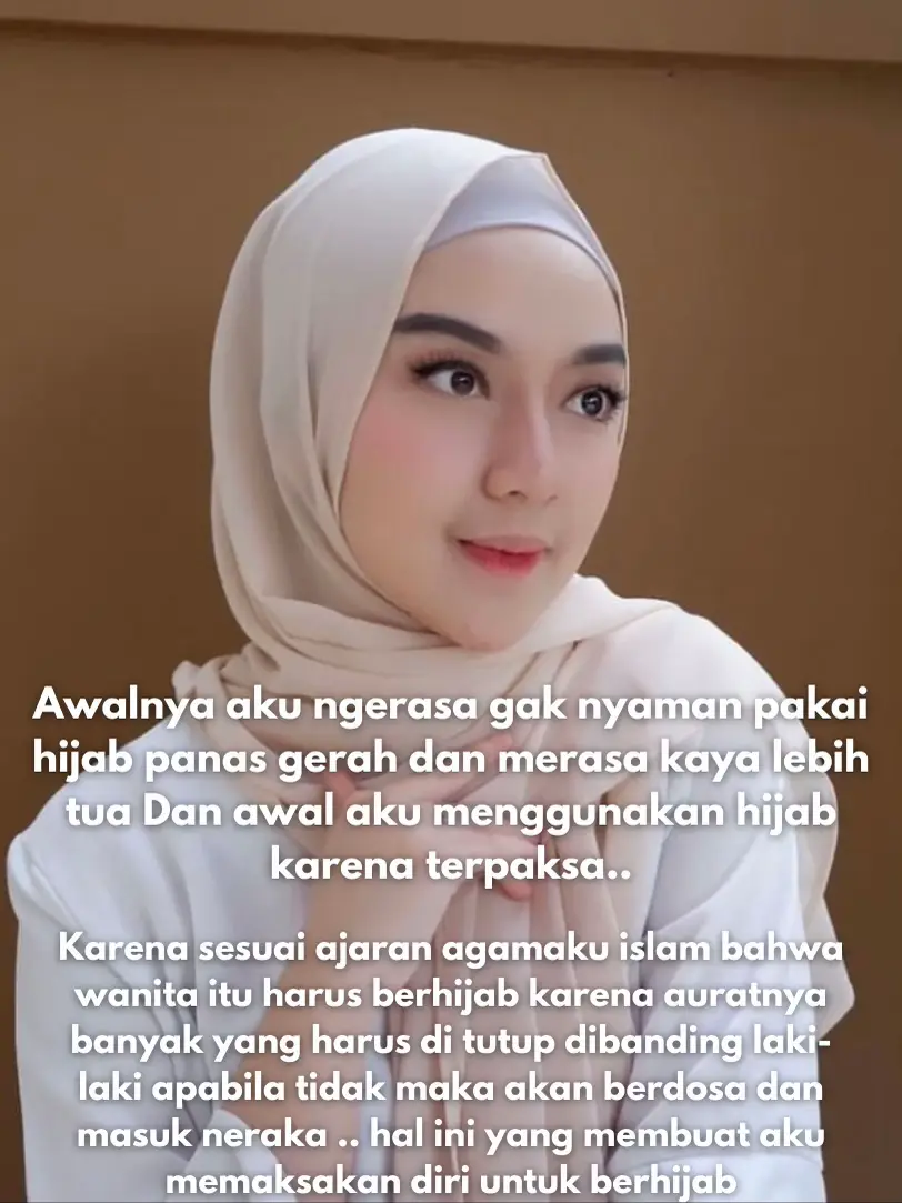 PAKAI HIJAB KARENA TERPAKSA.. ❌ | Galeri diposting oleh Zeira Nabilla |  Lemon8