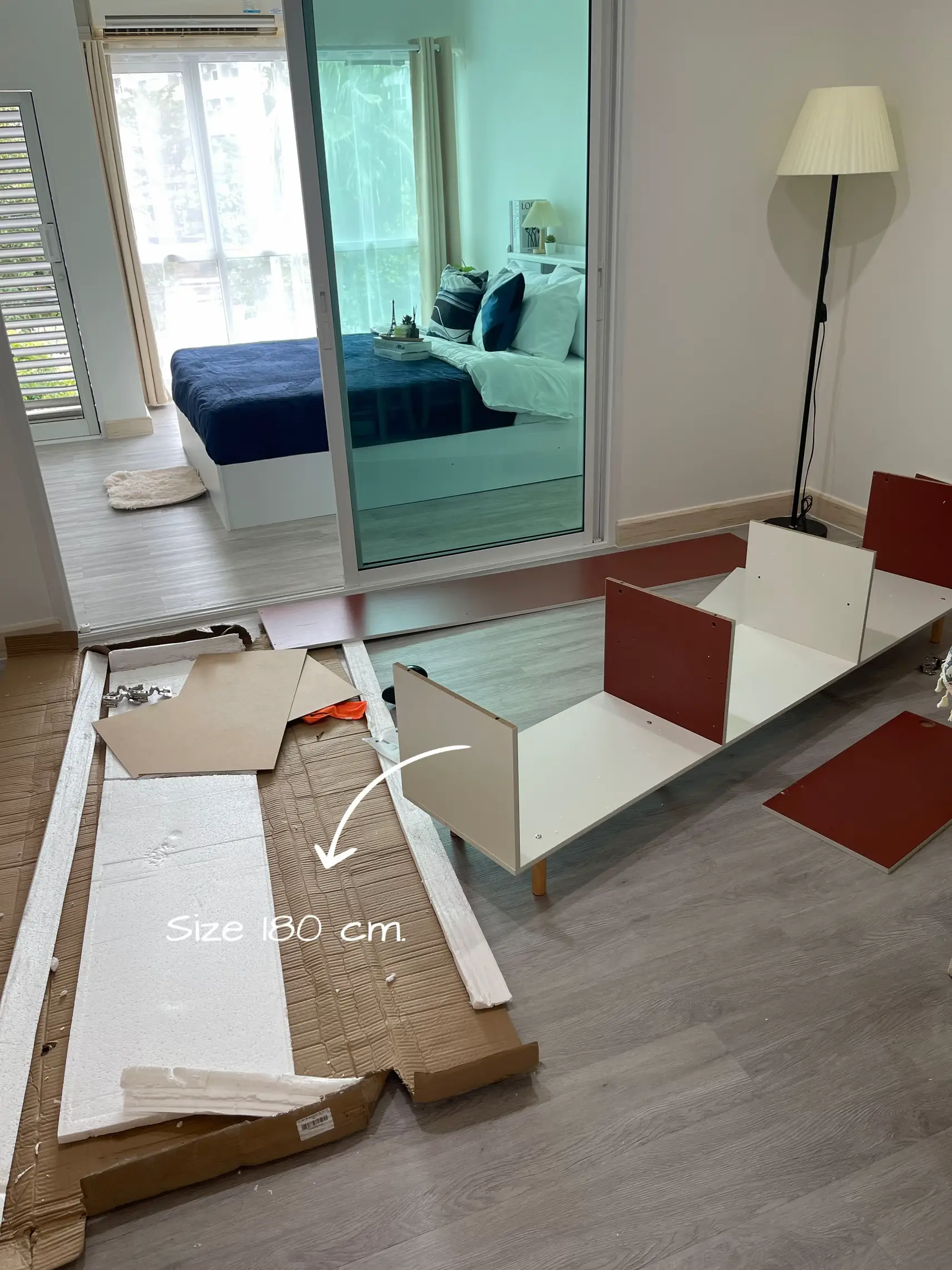 แต่ง condo studio 31sqm มาประกอบชั้นวางทีวีมินิมอลกัน | แกลเลอรีที่ ...