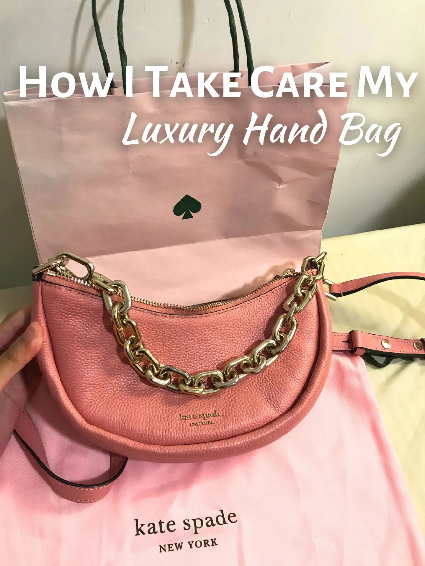 Kate spade discount bag care