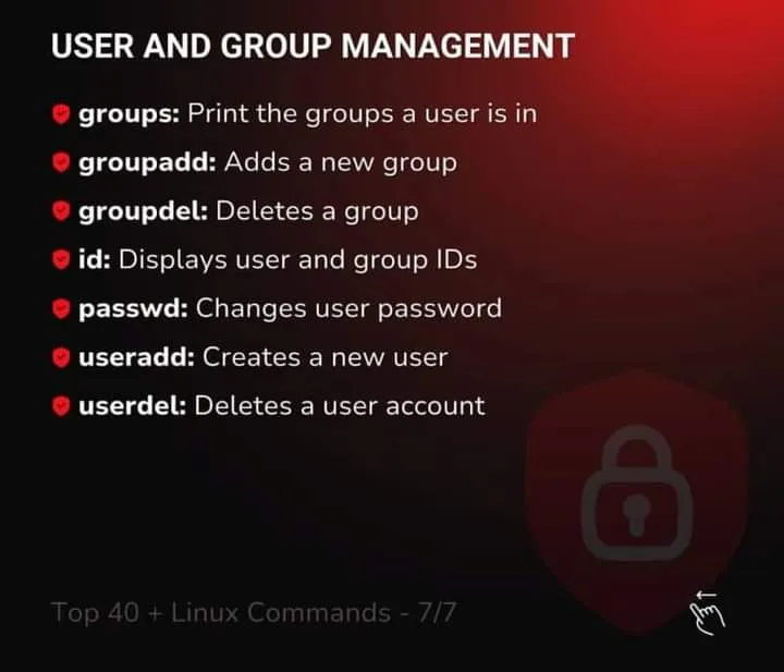 Linux Commands | แกลเลอรีที่โพสต์โดย FreedomHack 󱢏 | Lemon8