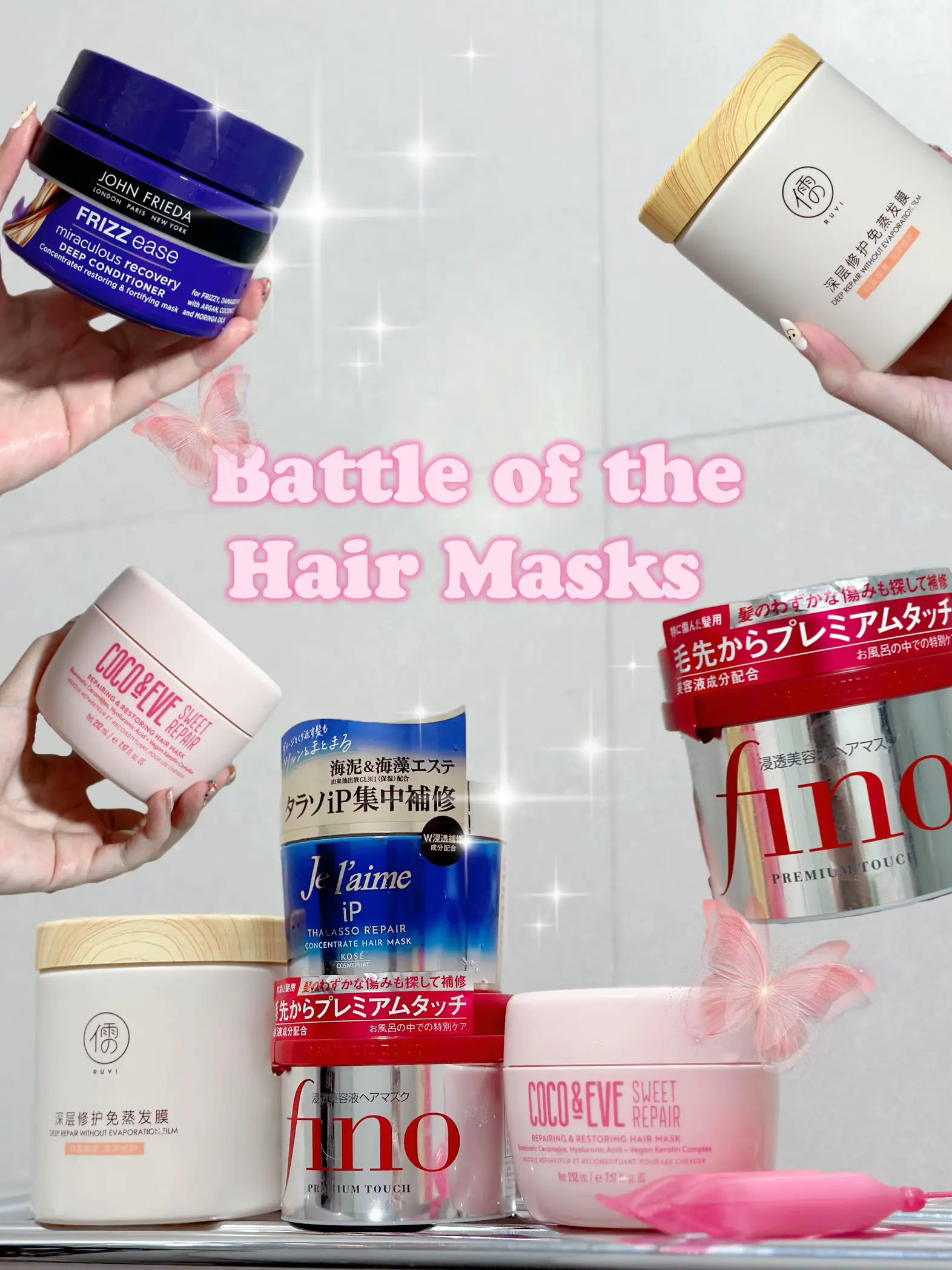 Which hair mask is the best? 🤔 hint: NOT FINO, Gallery posted by  Glenieshatan